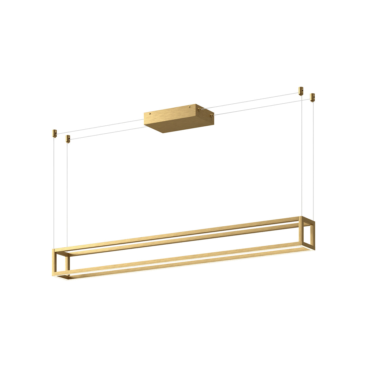 Plaza 48-in Aluminum Linear Pendant