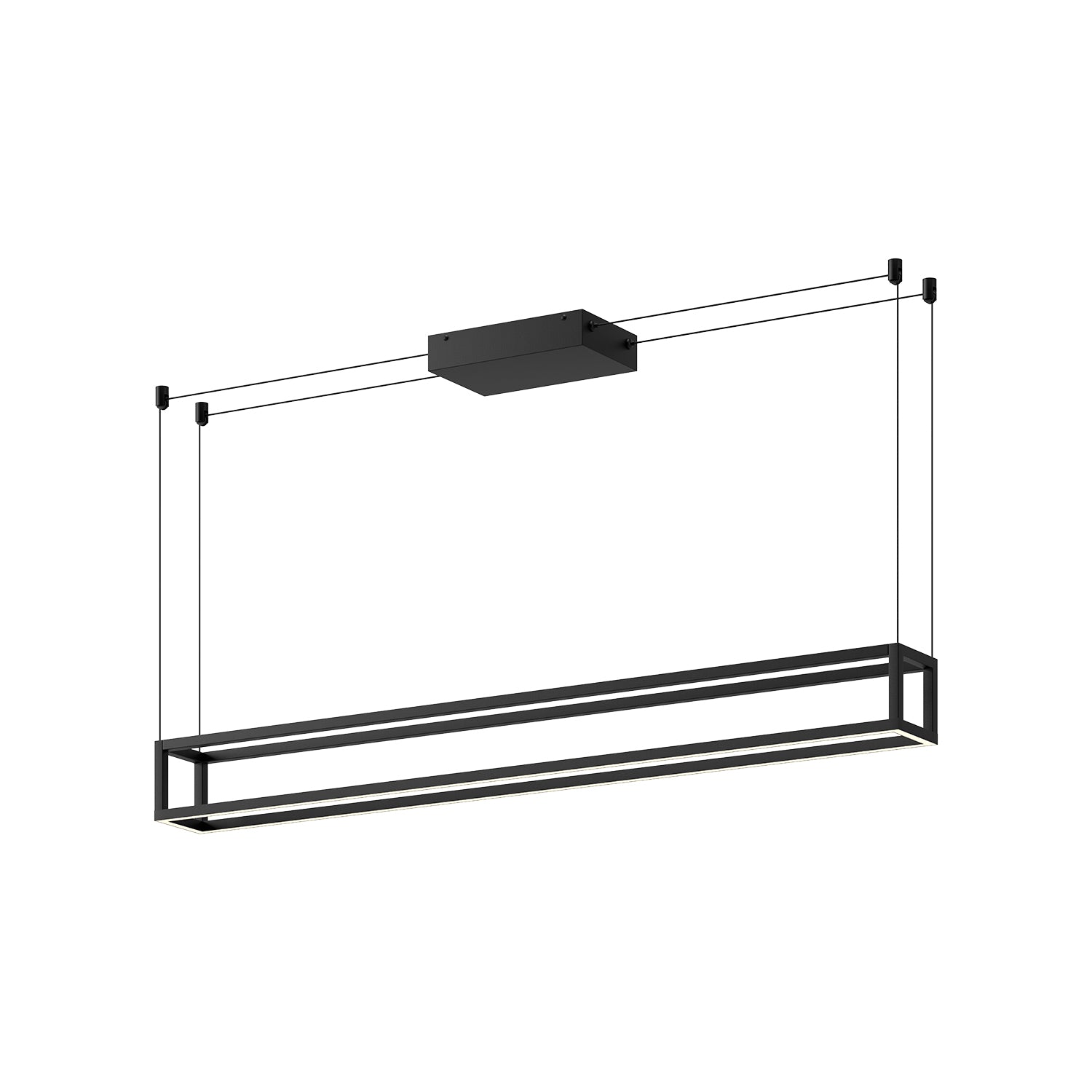 Plaza 48-in Aluminum Linear Pendant