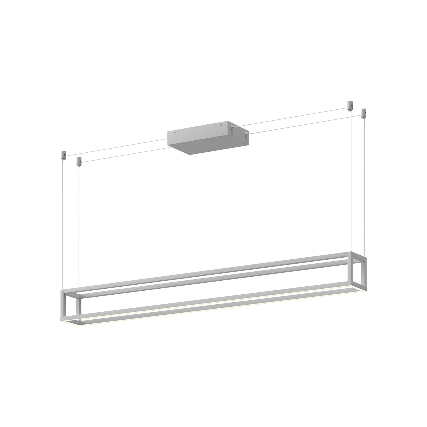 Plaza 48-in Aluminum Linear Pendant