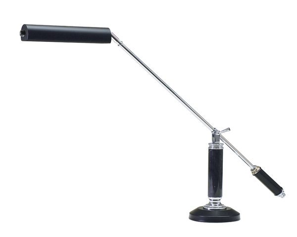 21-inch Piano/desk Black Chrome Desk Lamp
