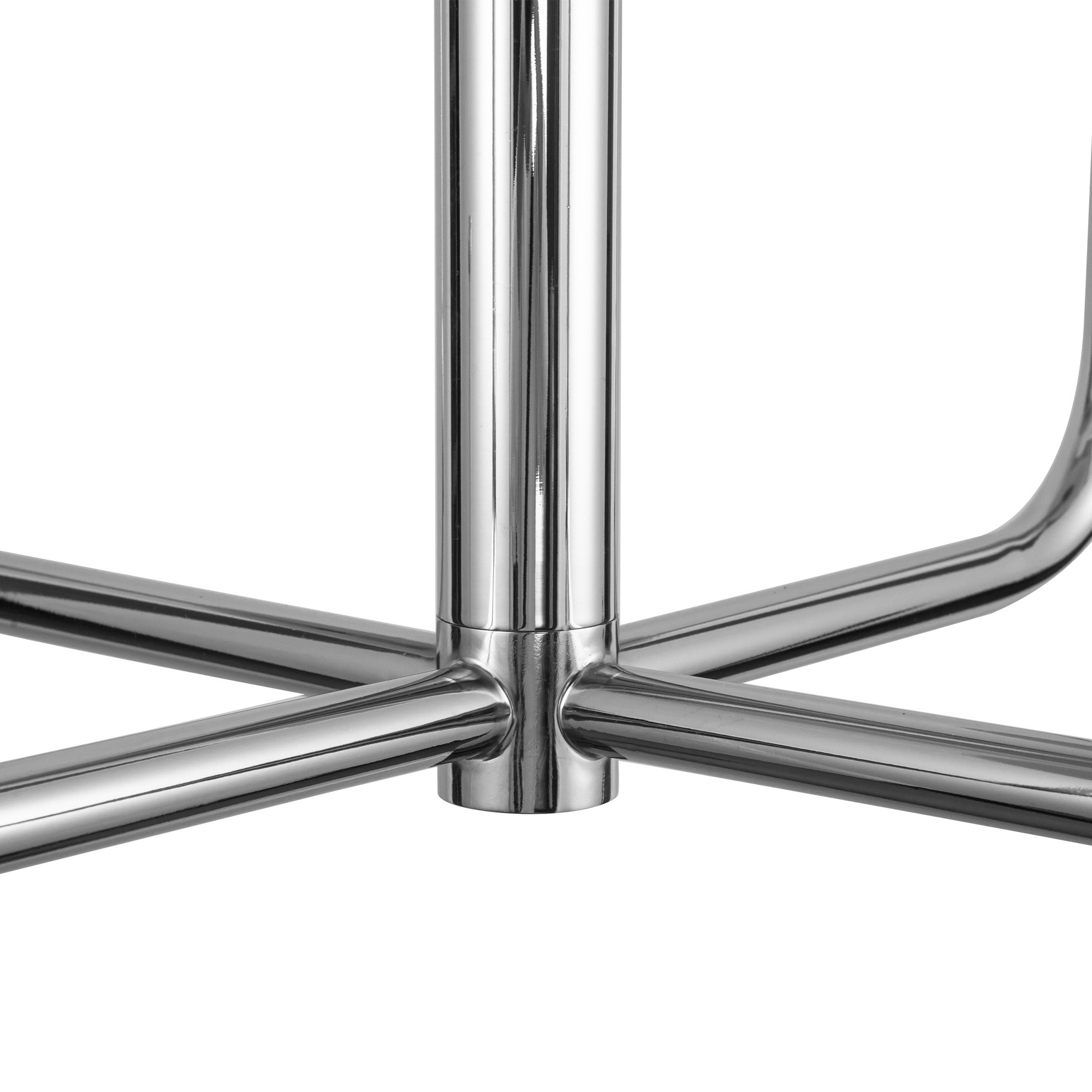 Plisse 23-in 4 Lights Steel Chandelier