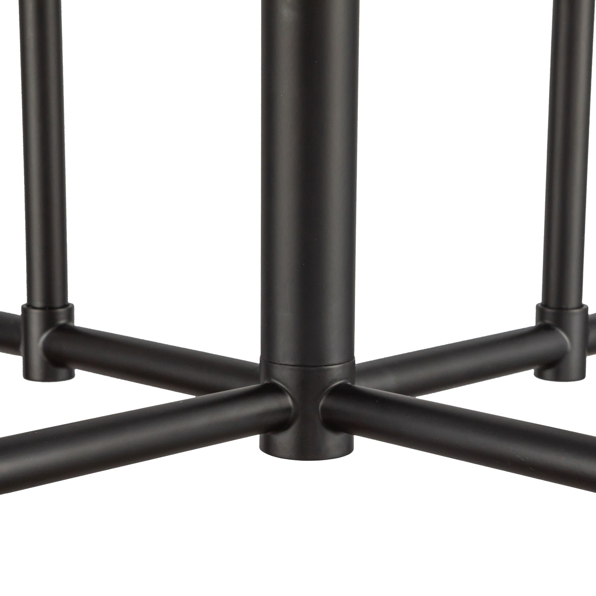 Plisse 30-in 8 lights Steel Chandelier