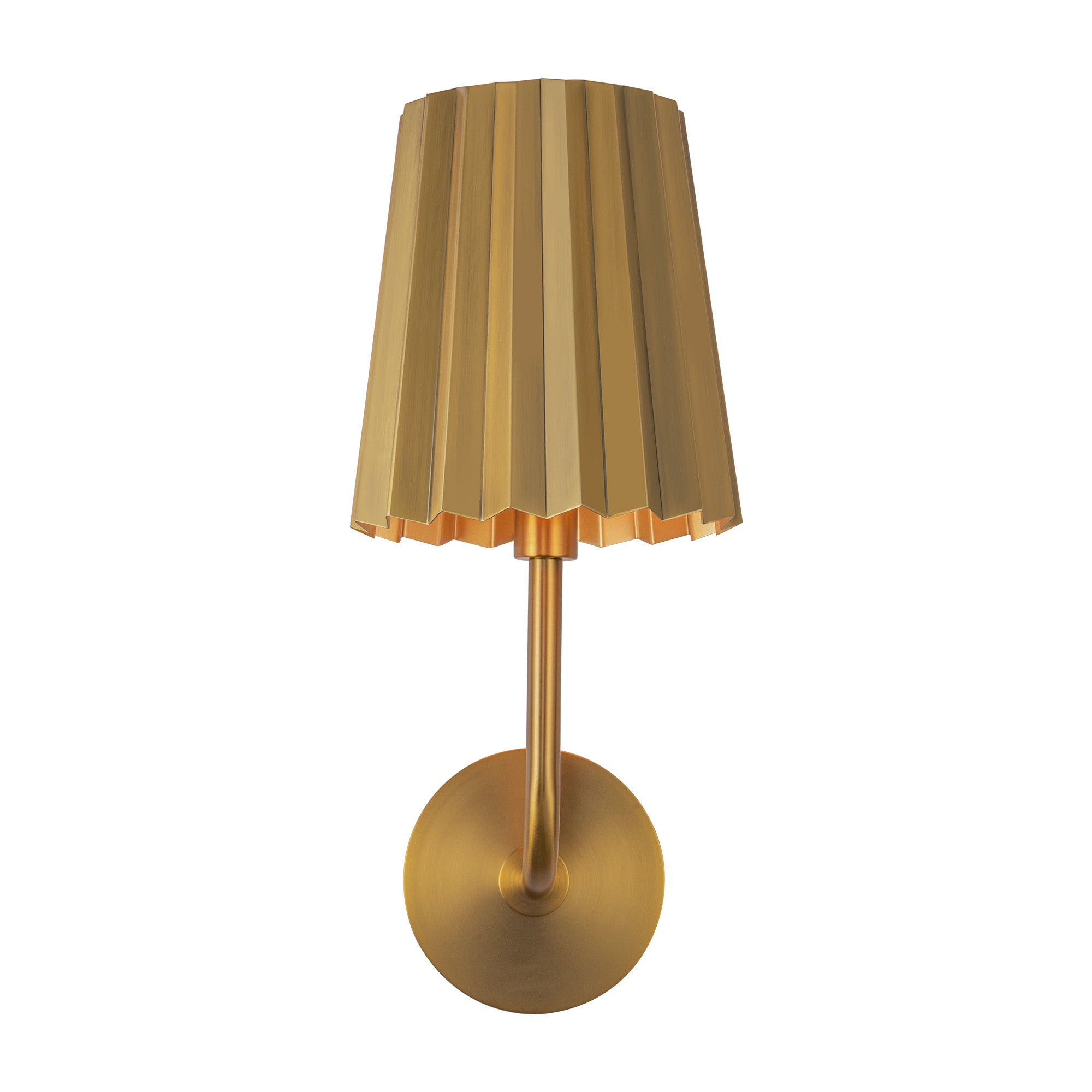 plisse-7-in-steel-vanity-light