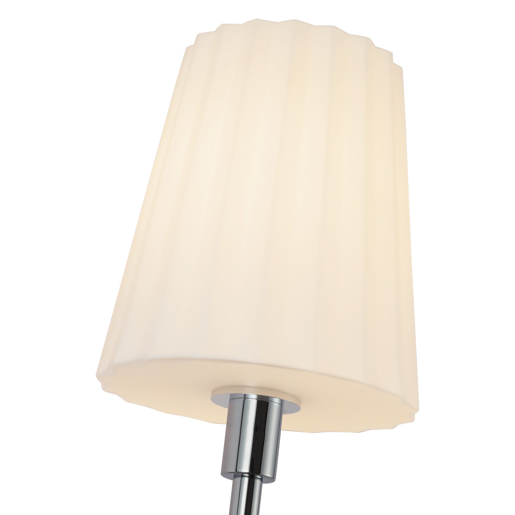 Plisse 7-in Steel Vanity Light