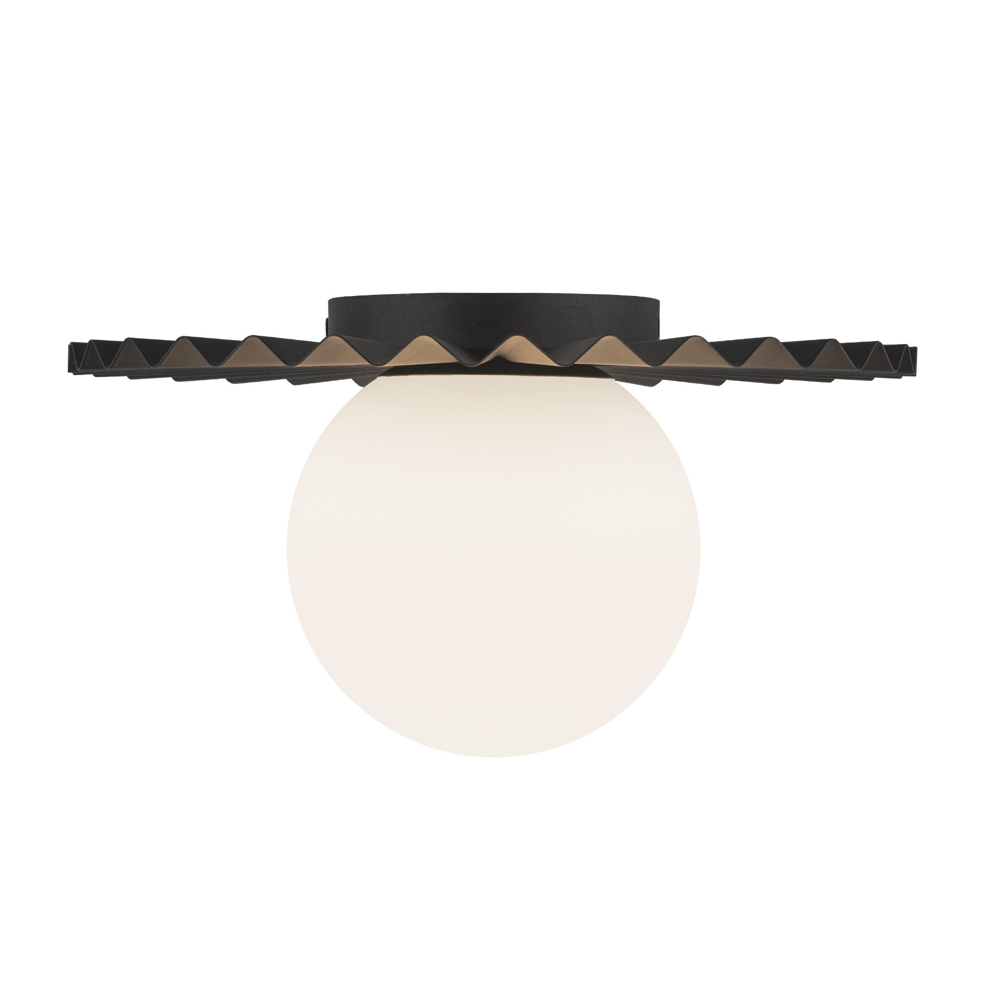 Plume 12-in Steel Flush Mount
