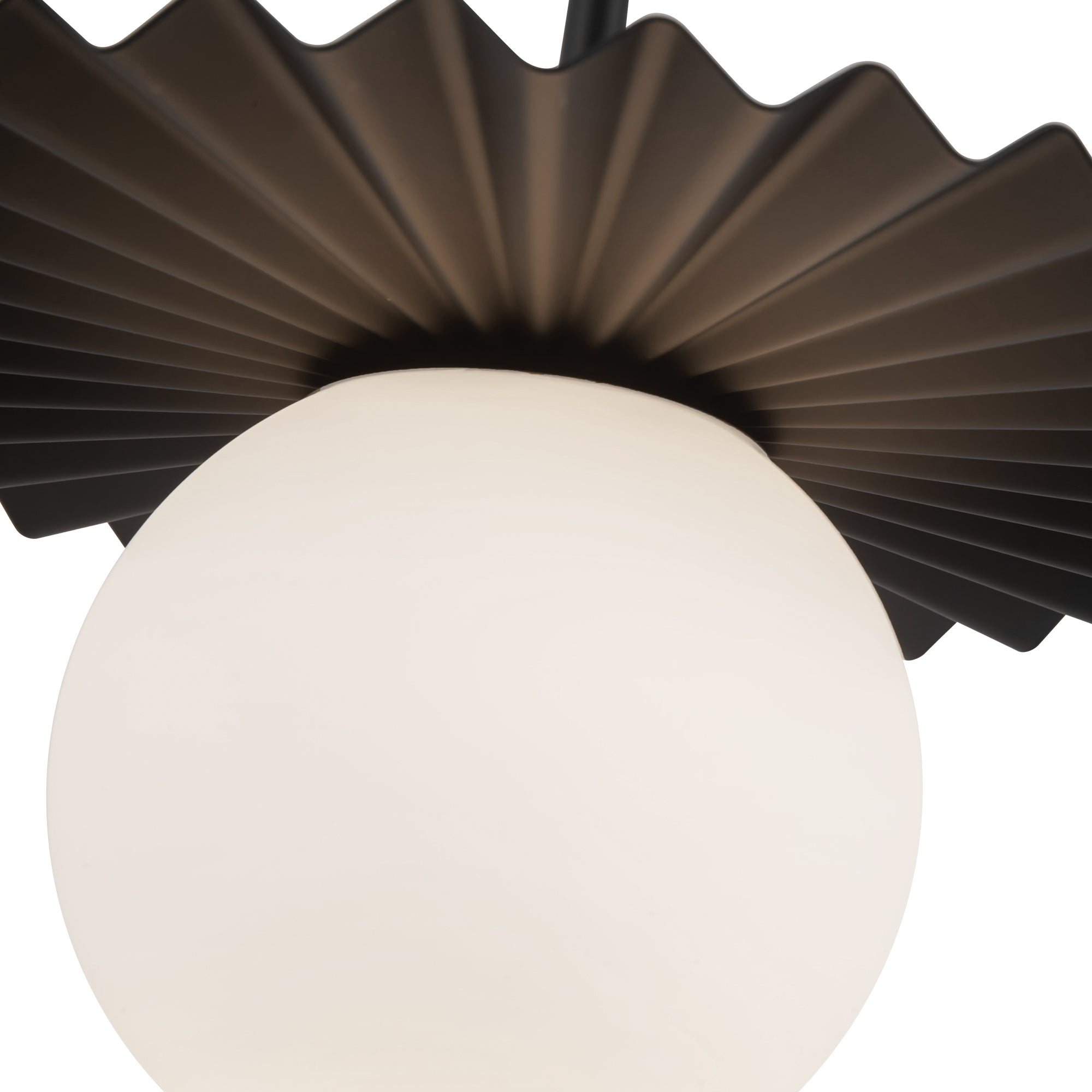 Plume 12-in Steel Pendant