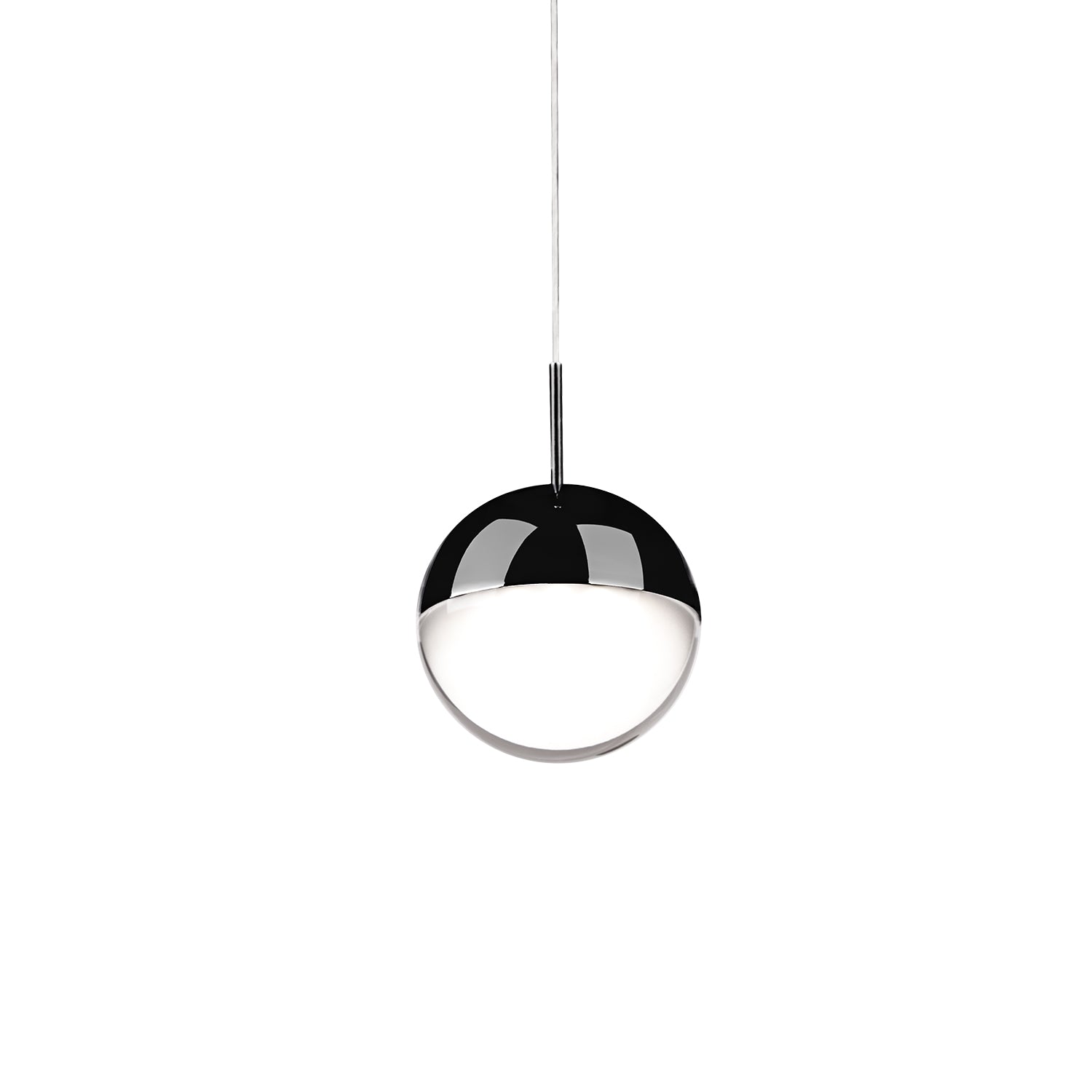 Pluto 4-in Steel Pendant