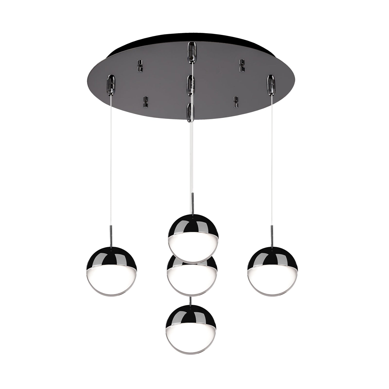 Pluto 14-in Steel Multi Pendant