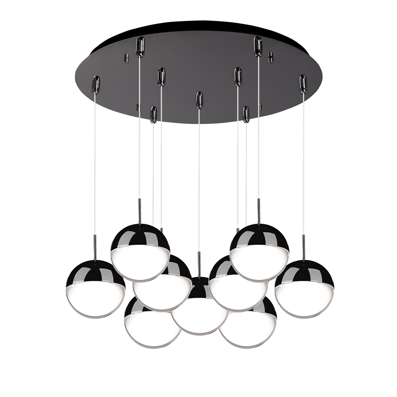 Pluto 18-in Steel Multi Pendant