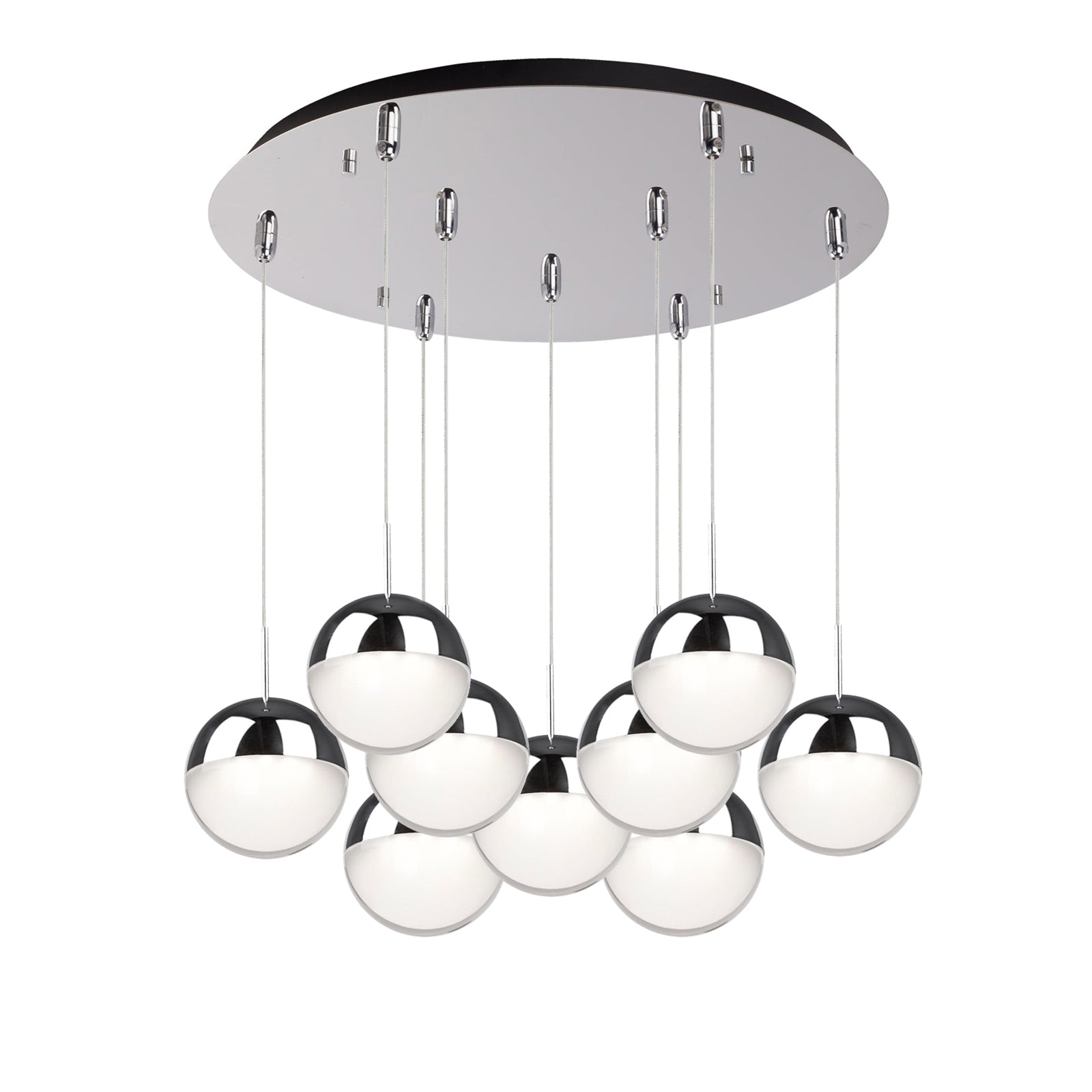 Pluto 18-in Steel Multi Pendant