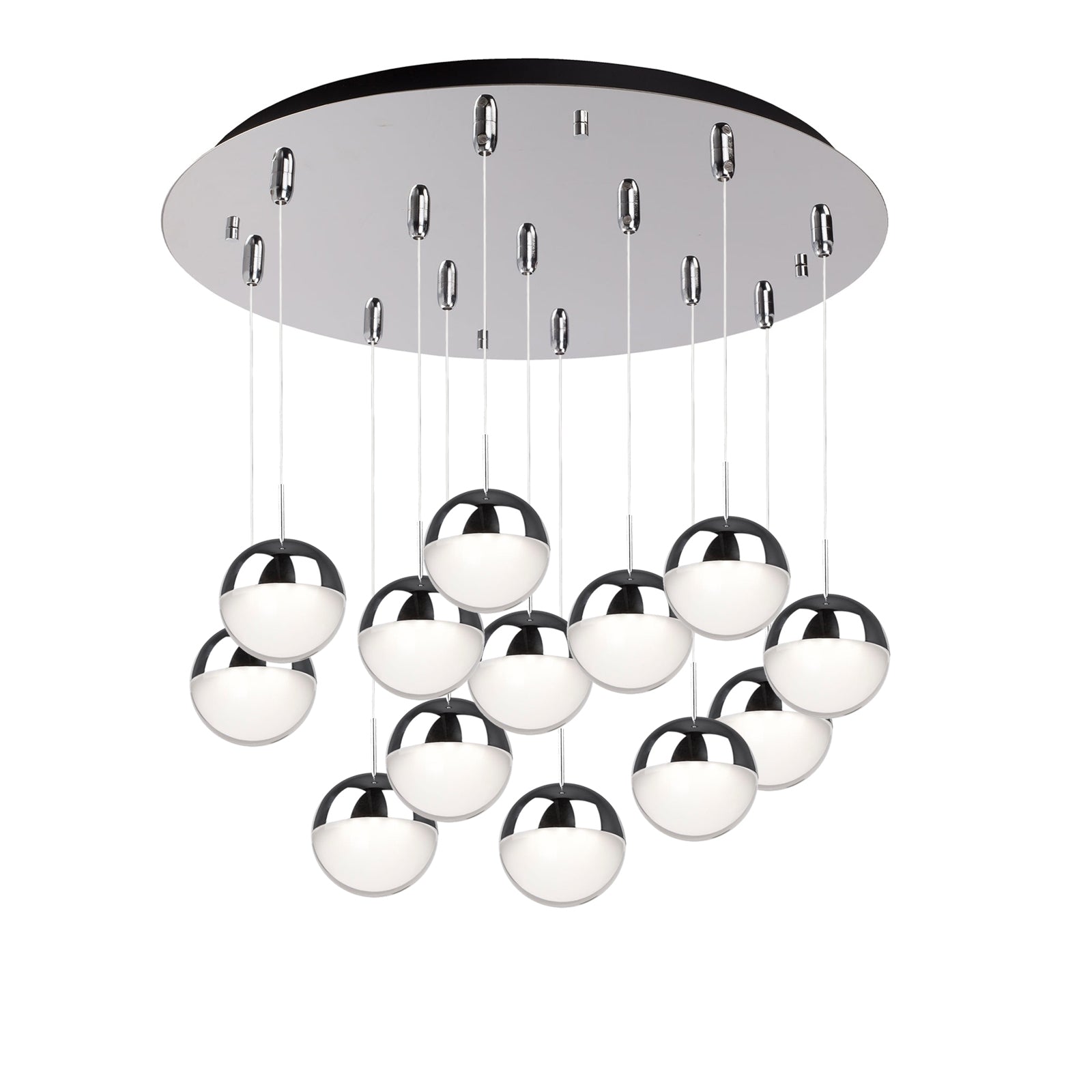 Pluto 24-in Steel Multi Pendant