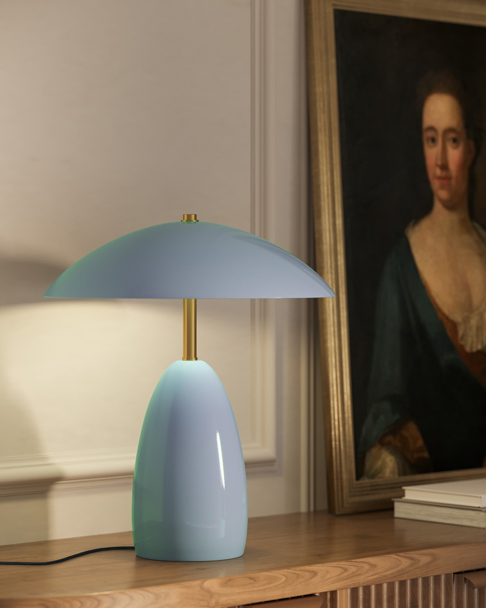 Poppy 12-in Aluminum Table Lamp