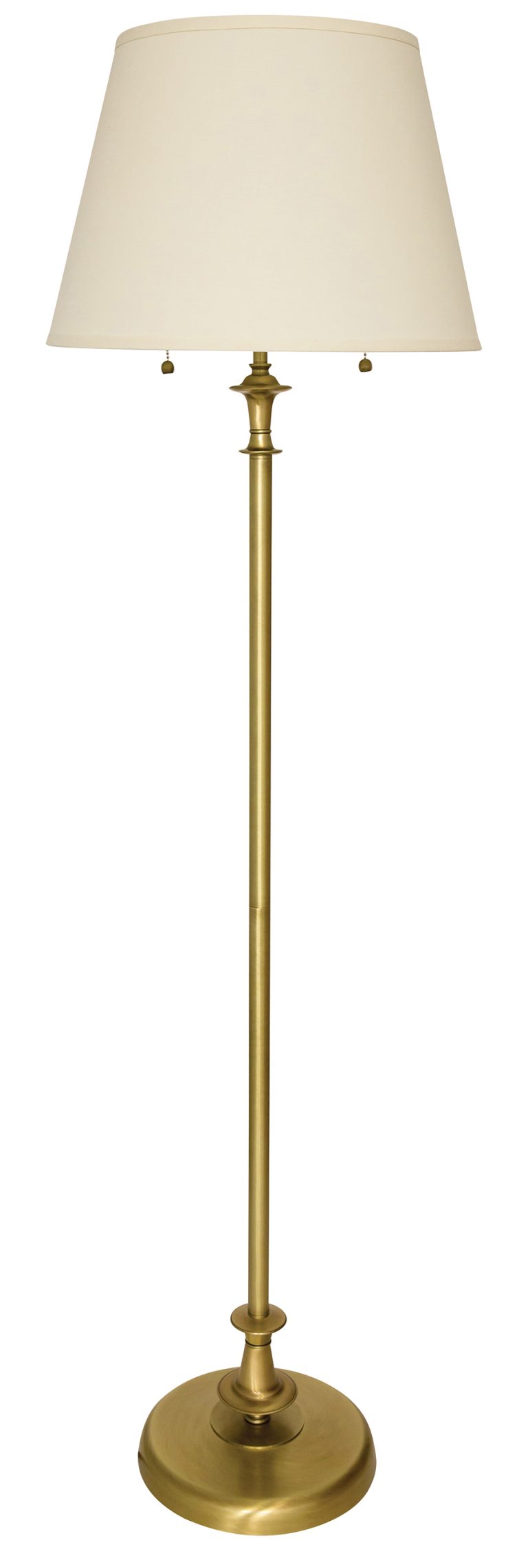 63.5-inch Randolph Antique Brass Floor Lamp