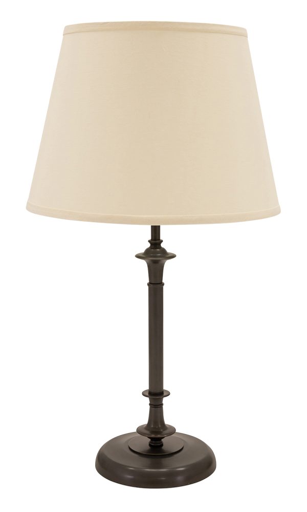 29-inch Randolph Oil Rubbed Bronze Table Lamp Off-White Shade