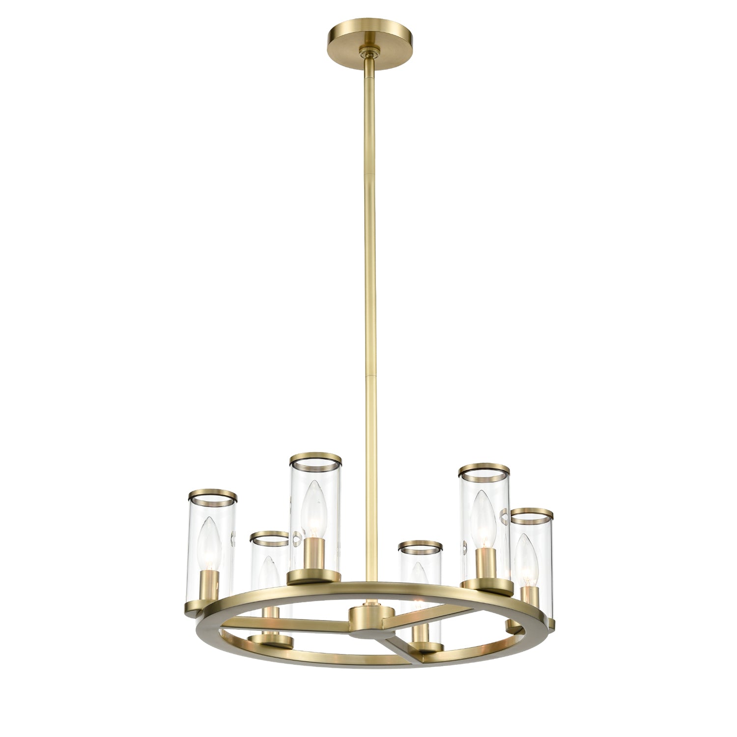 Revolve 19-in Steel Chandelier