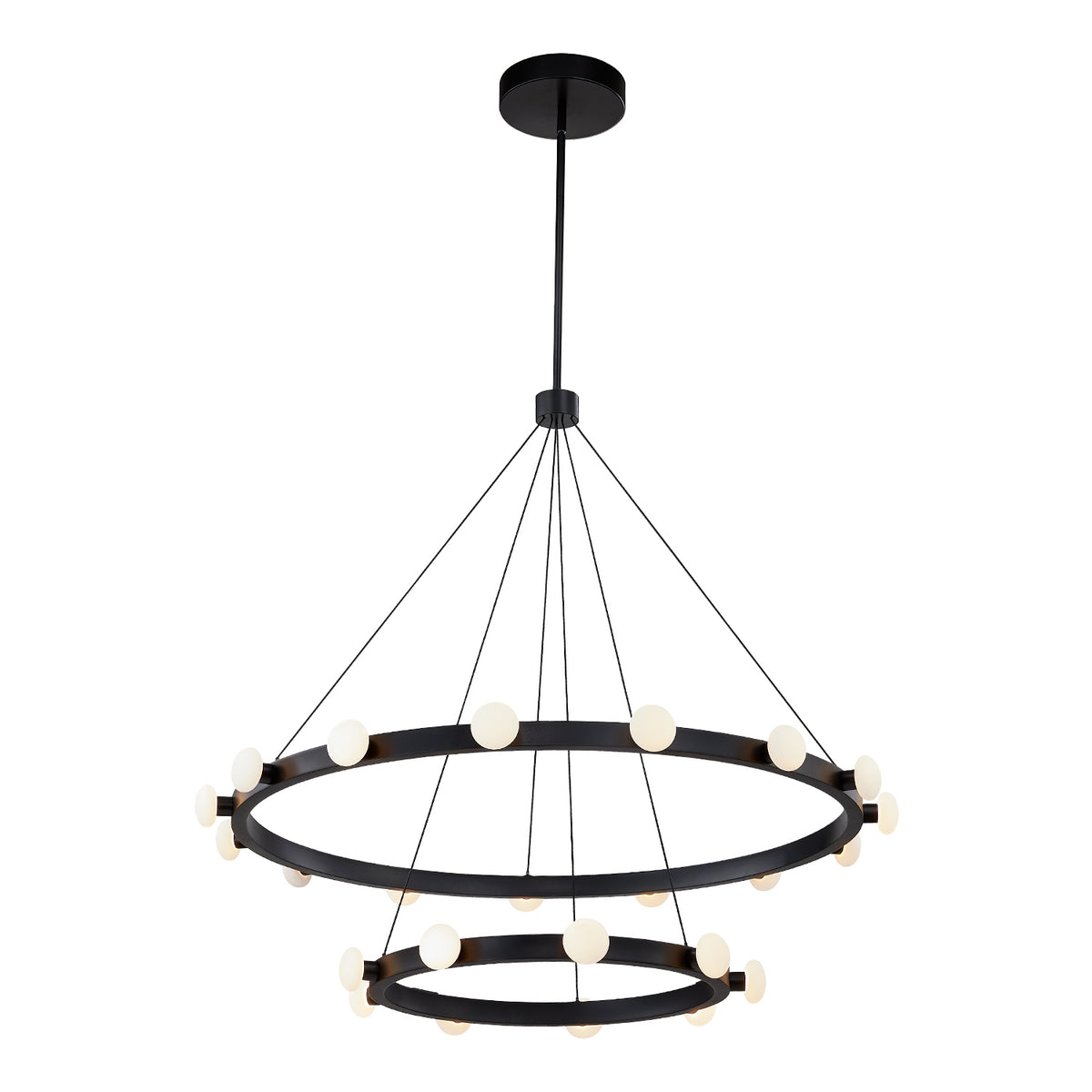 Rezz 36-in Aluminum Chandelier