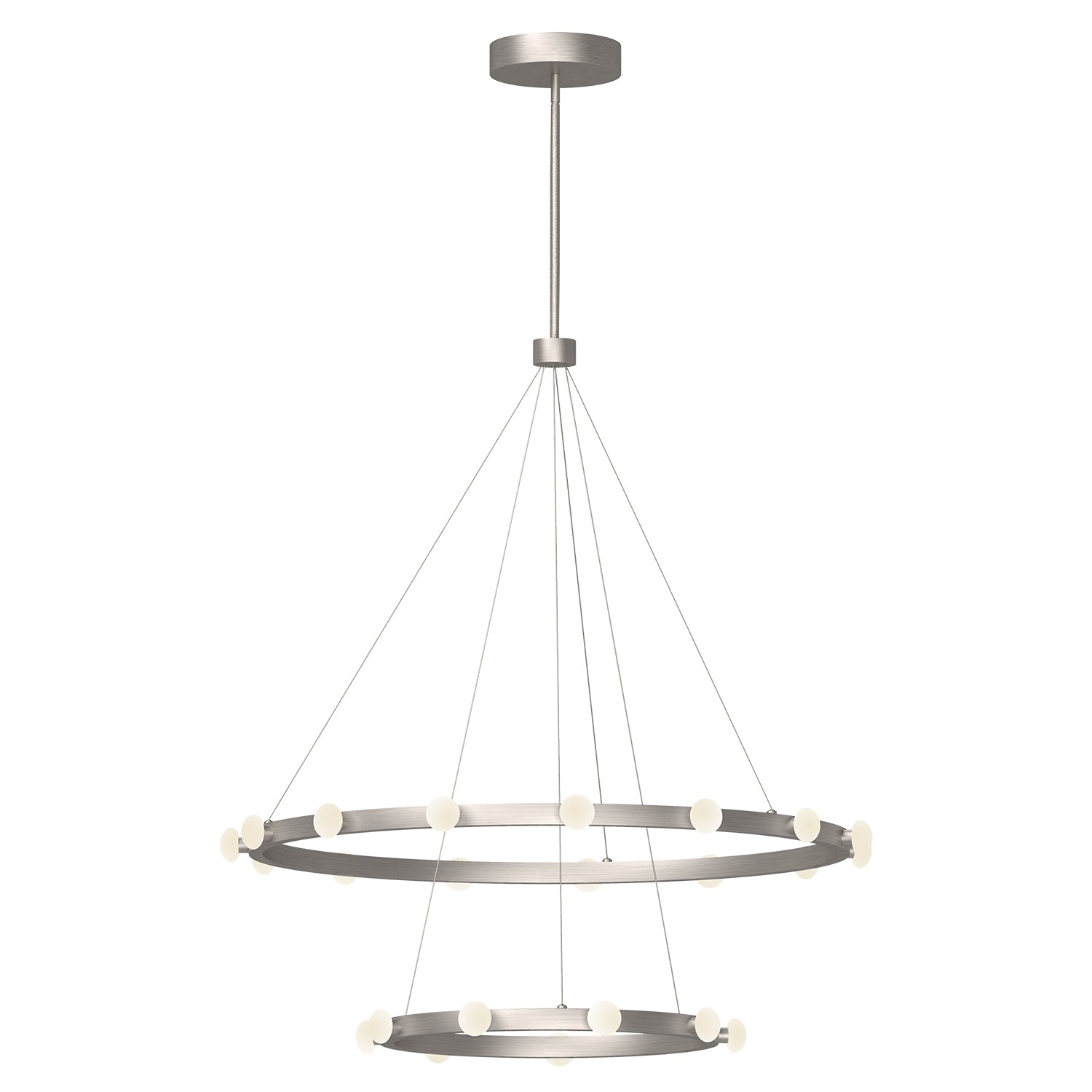 Rezz 36-in Aluminum Chandelier