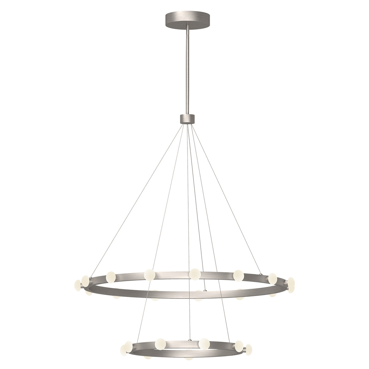 Rezz 36-in Aluminum Chandelier