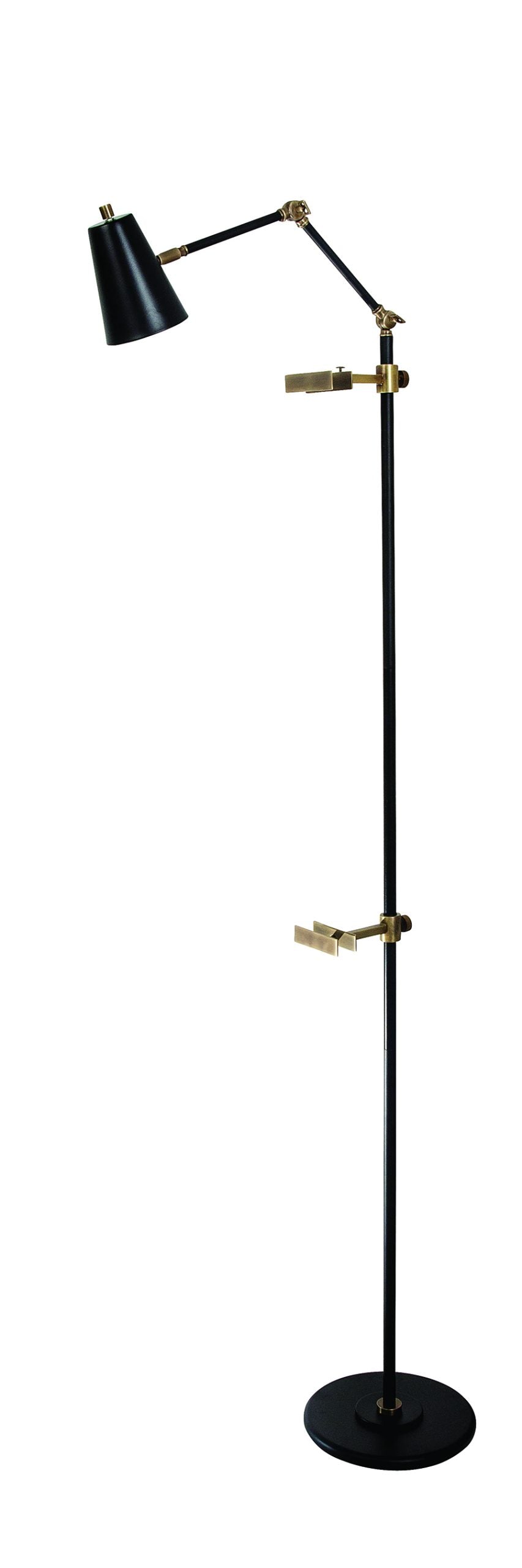 69-inch River North Antique Brass Satin Brass LED Task Lamp