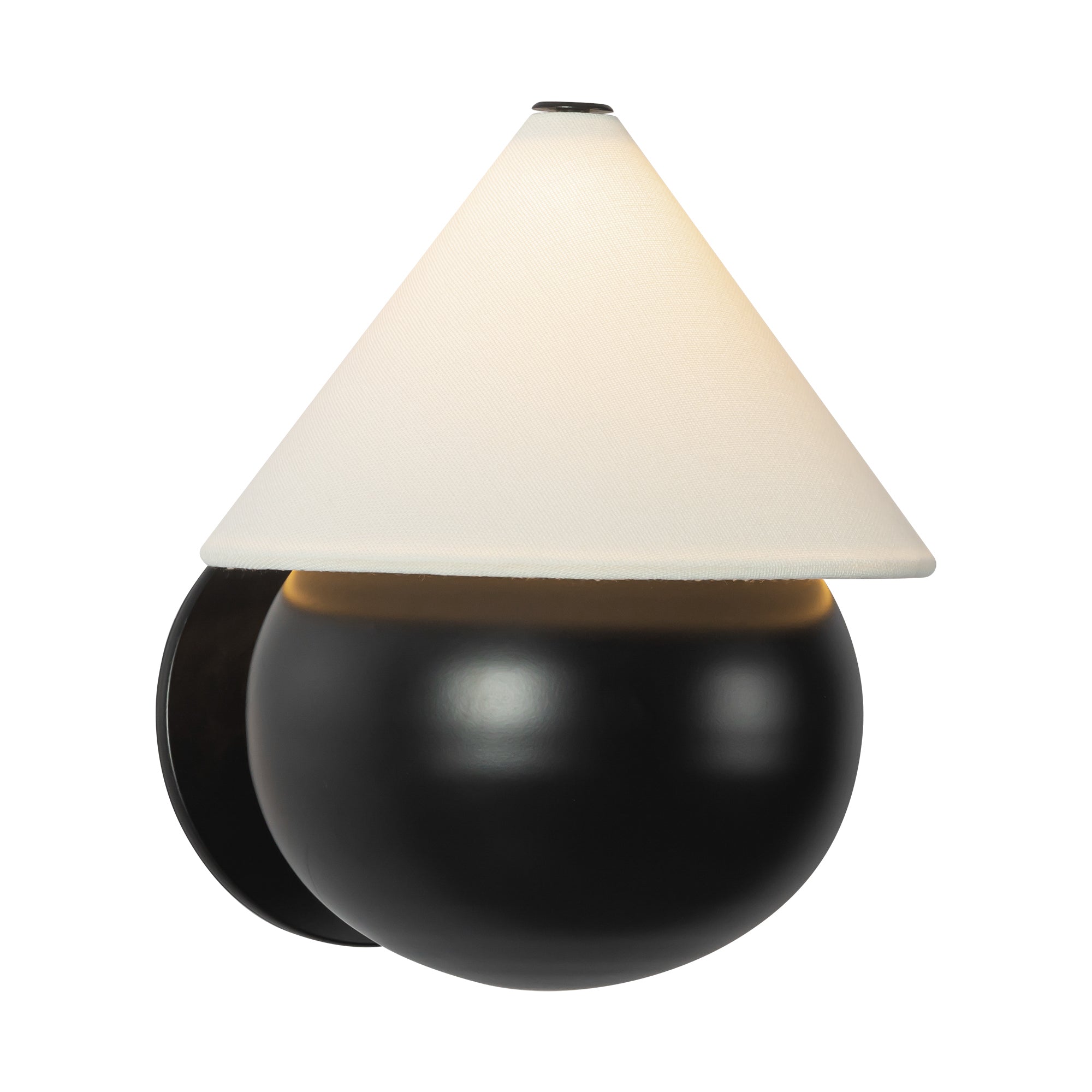 Rowan 9-in Steel Linen Wall Sconce