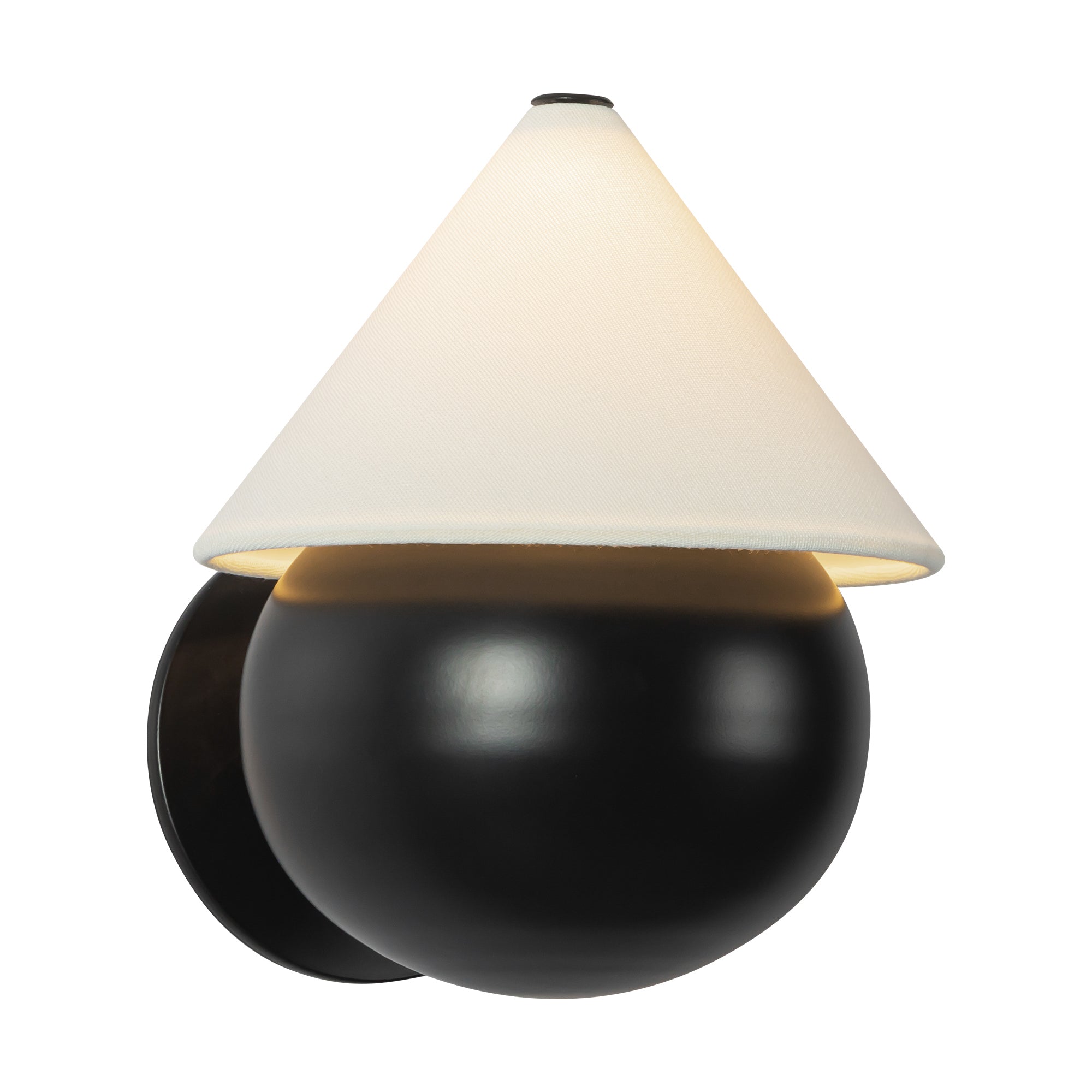 Rowan 9-in Steel Linen Wall Sconce