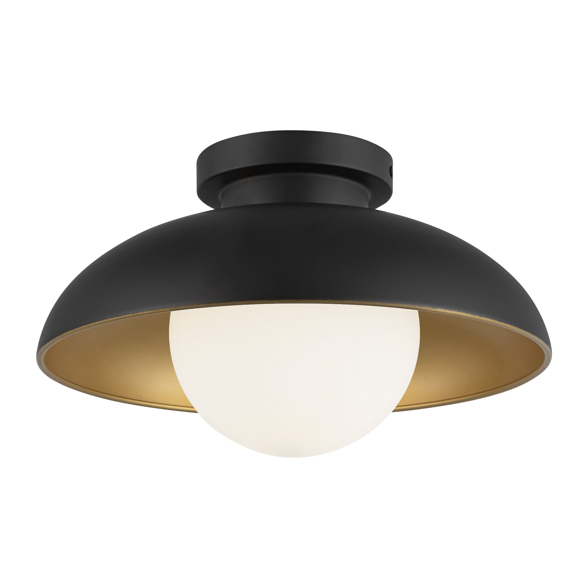 Rubio 12-in Steel Flush Mount