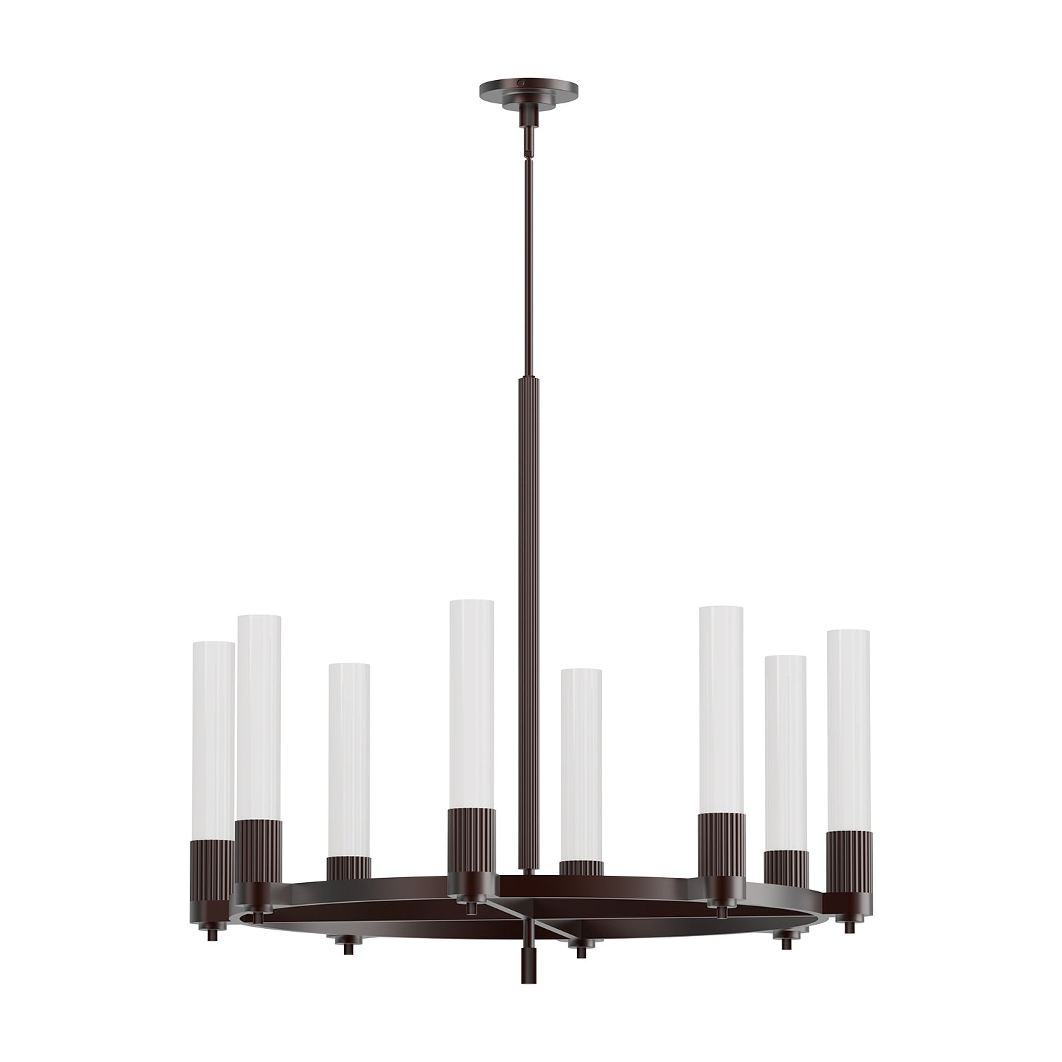 Rue 38-in Steel Chandelier