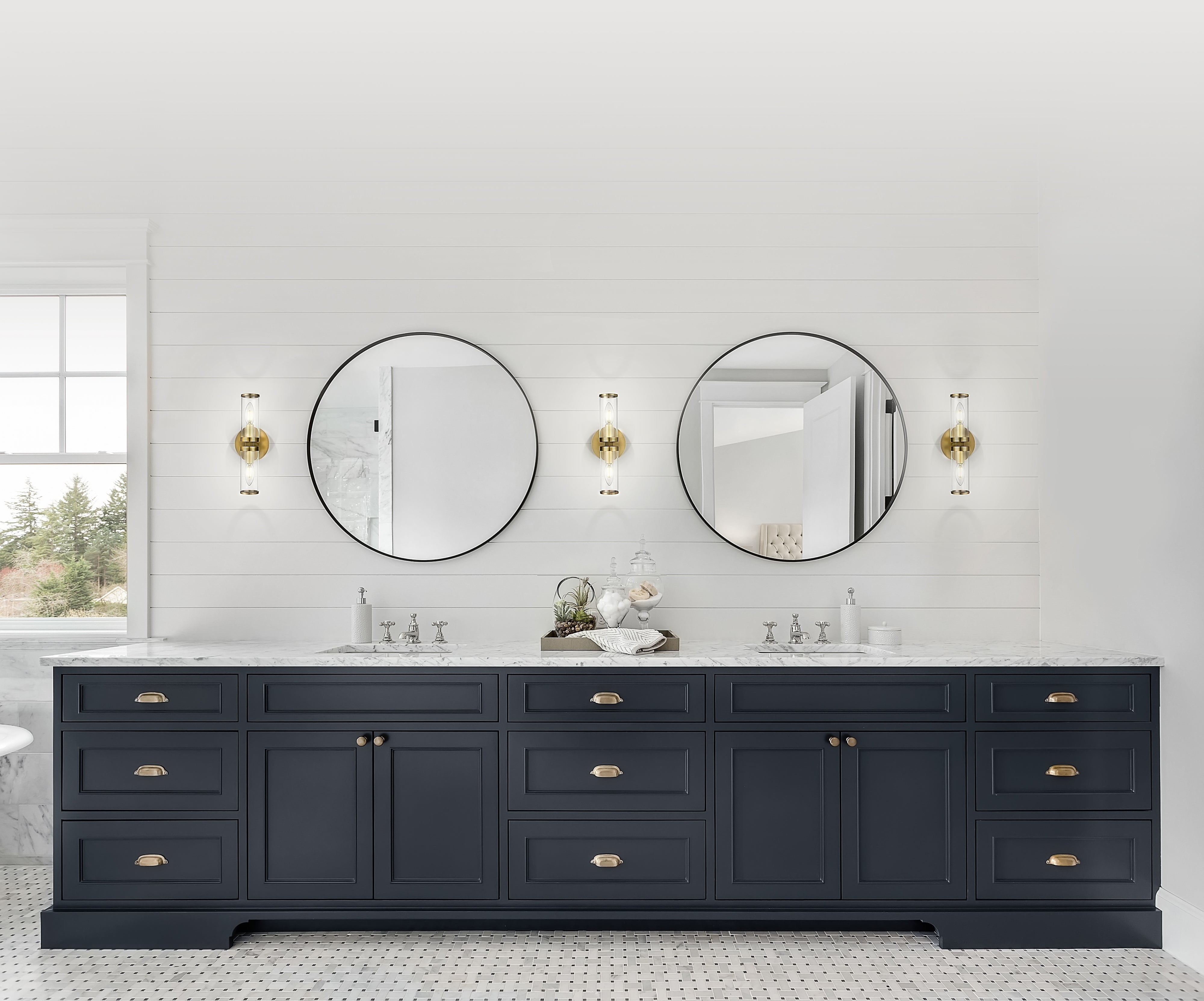Revolve 12-in Steel Vanity Light