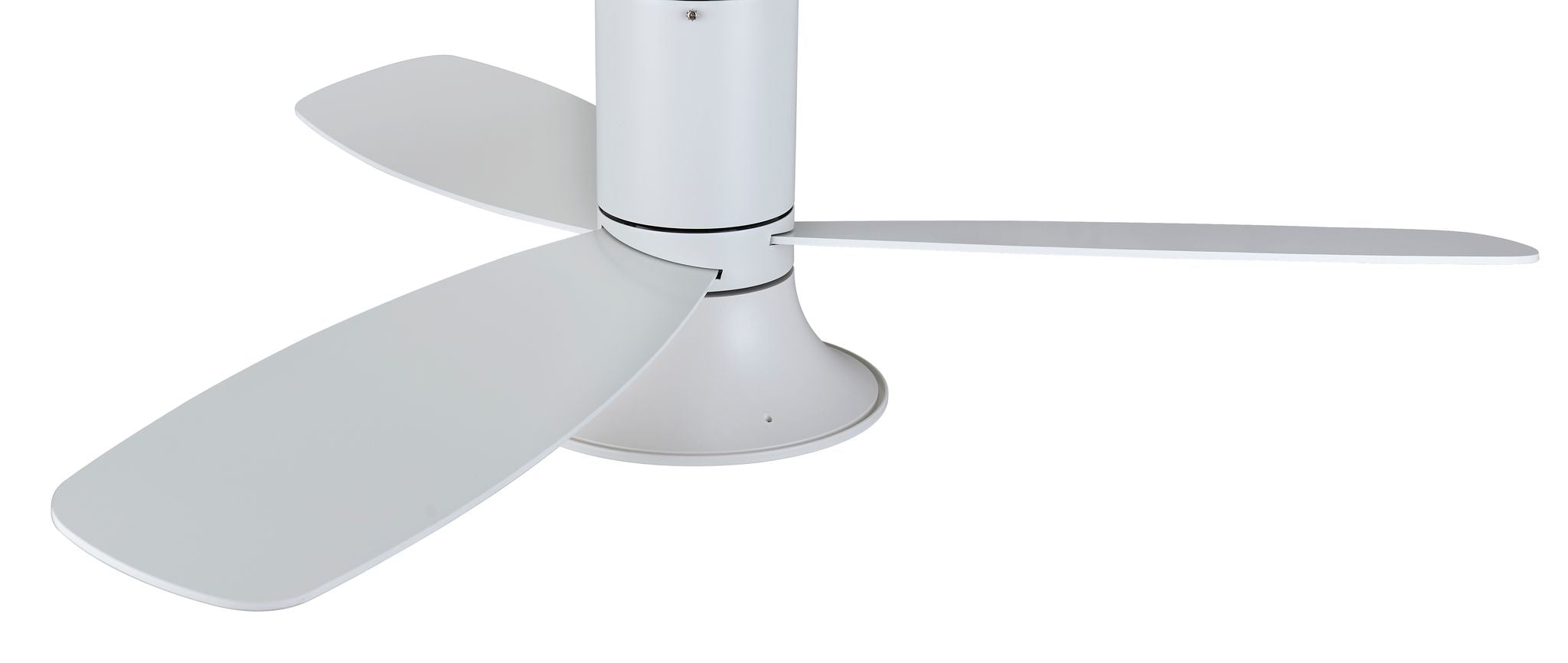 52 Inch 1 Light LED Indoor Outdoor White Ceiling Fan with Remote