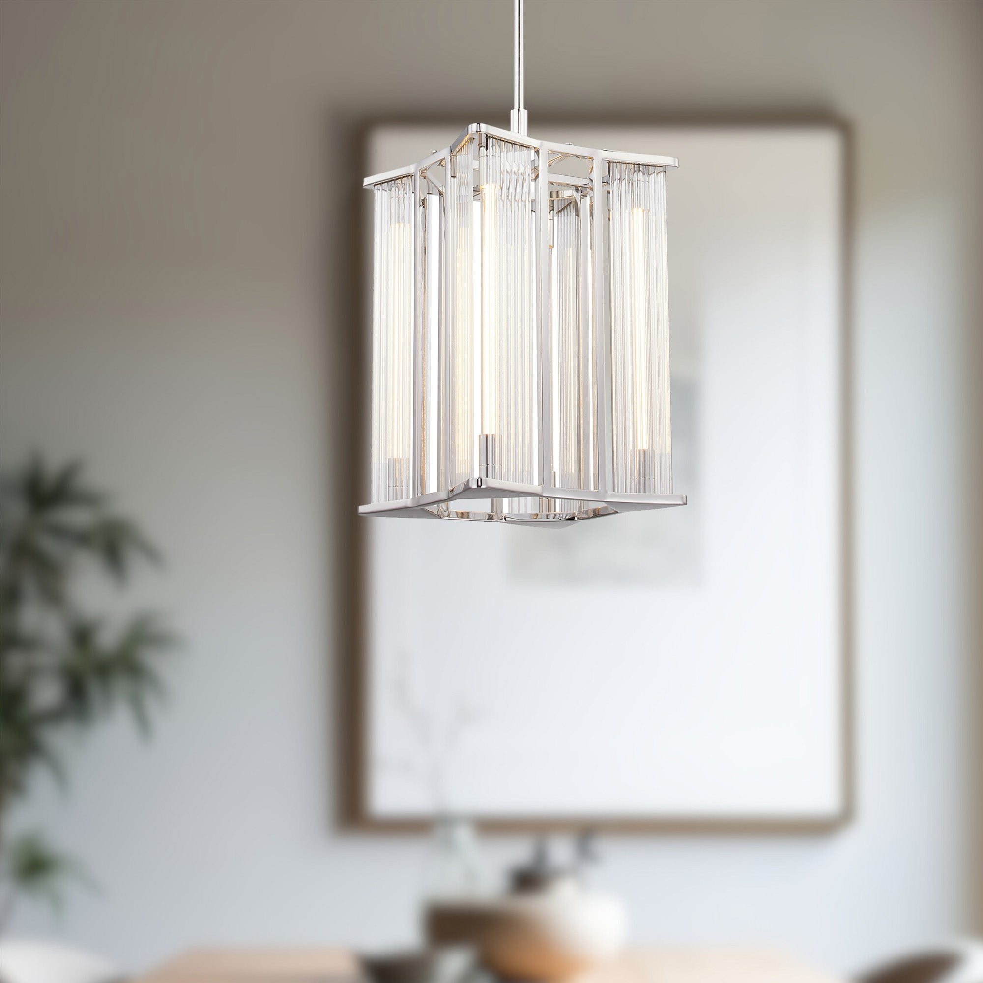 Sabre 11-in Steel Pendant