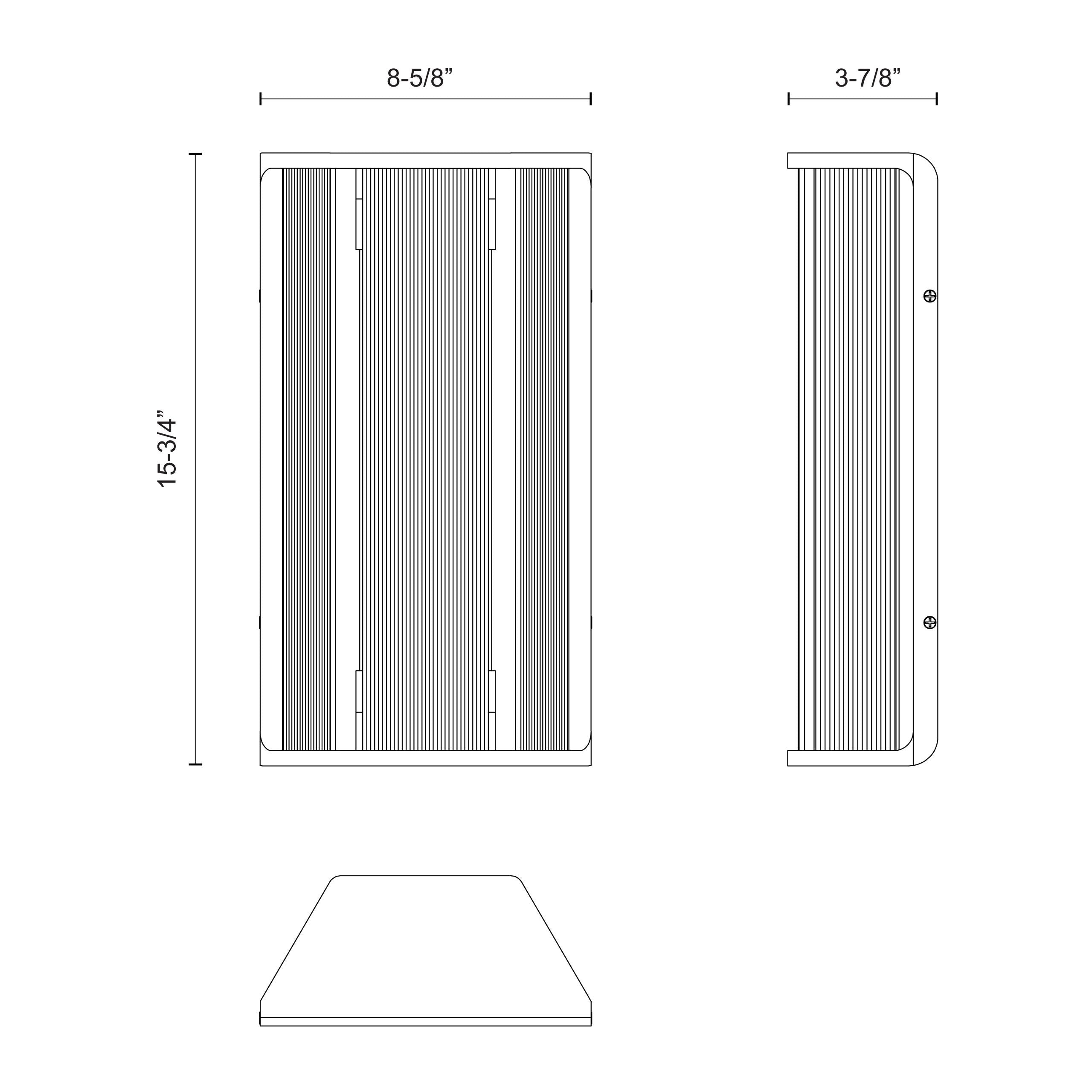 Sabre 16-in Steel Vanity Light