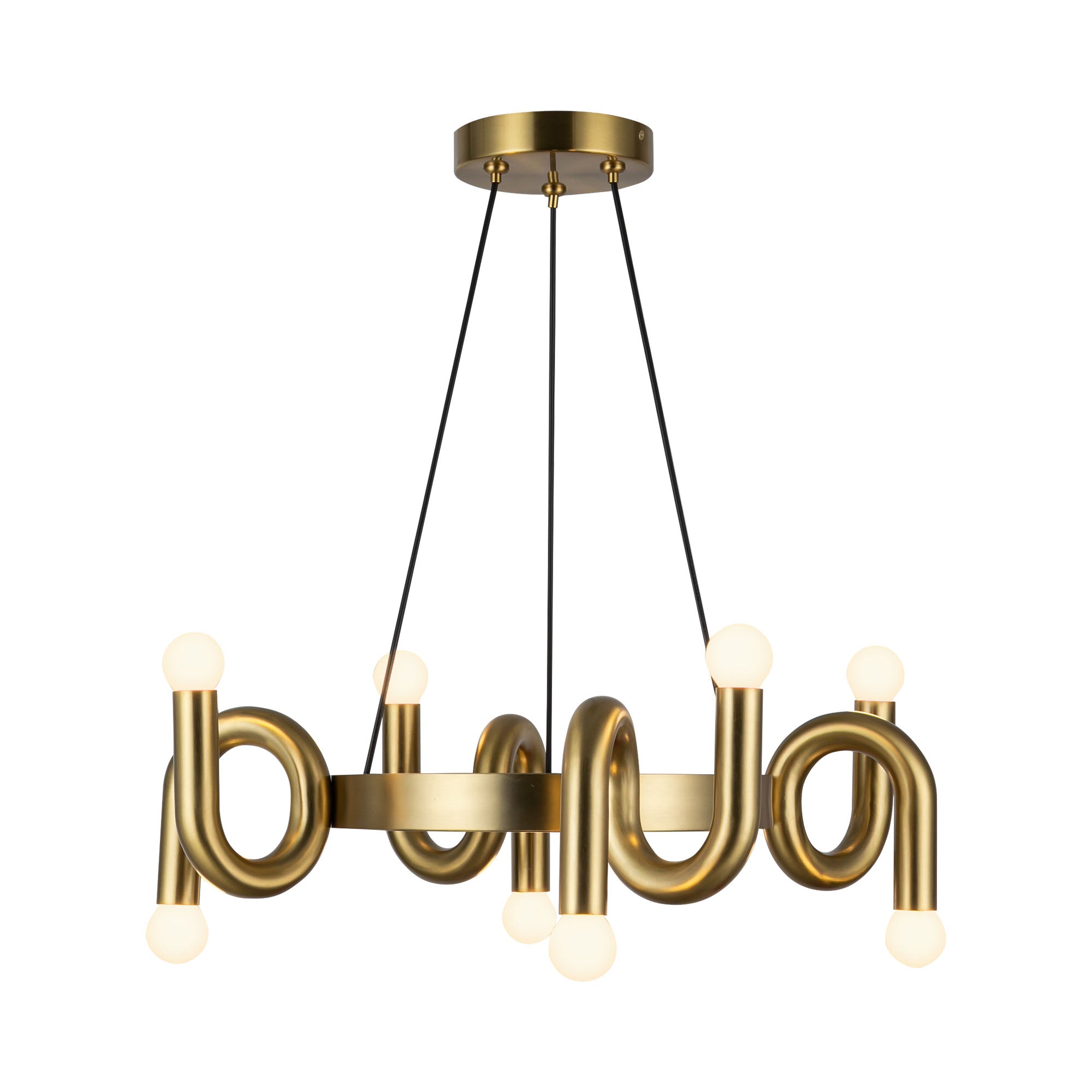 Sadie 23-in Aluminum Chandelier