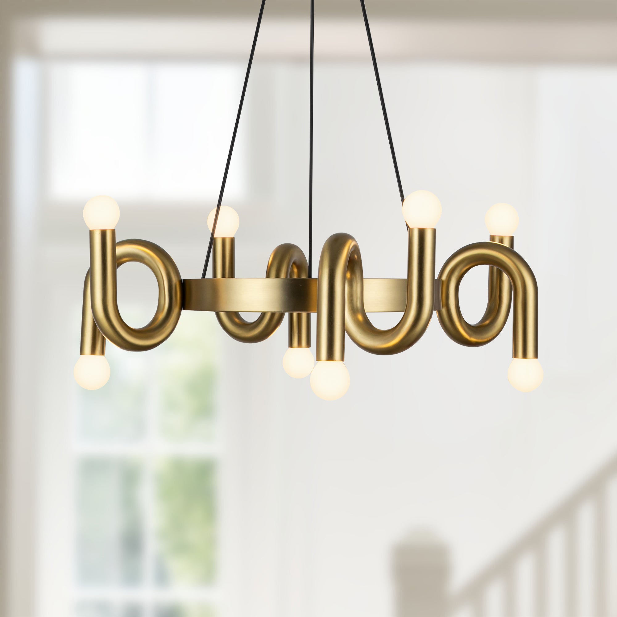 Sadie 23-in Aluminum Chandelier