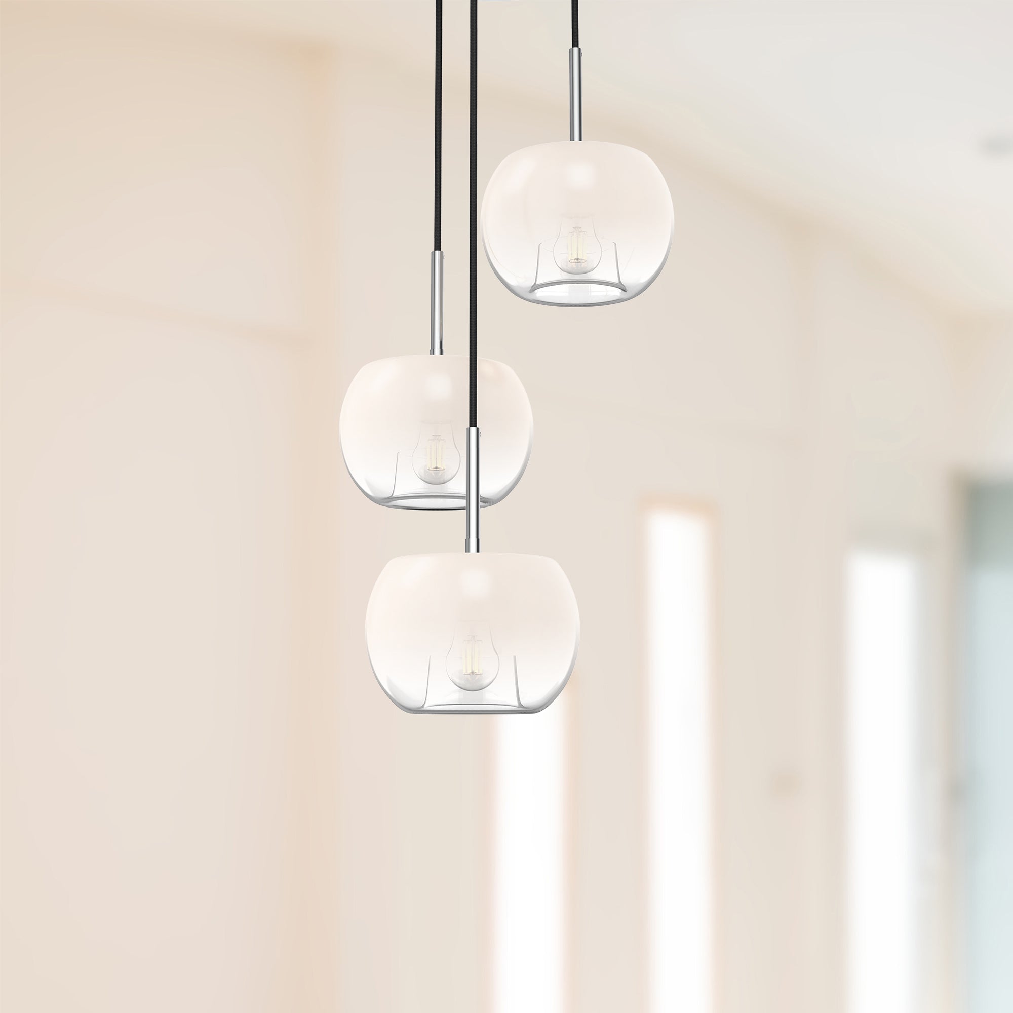 Samar 14-in Steel Chandelier