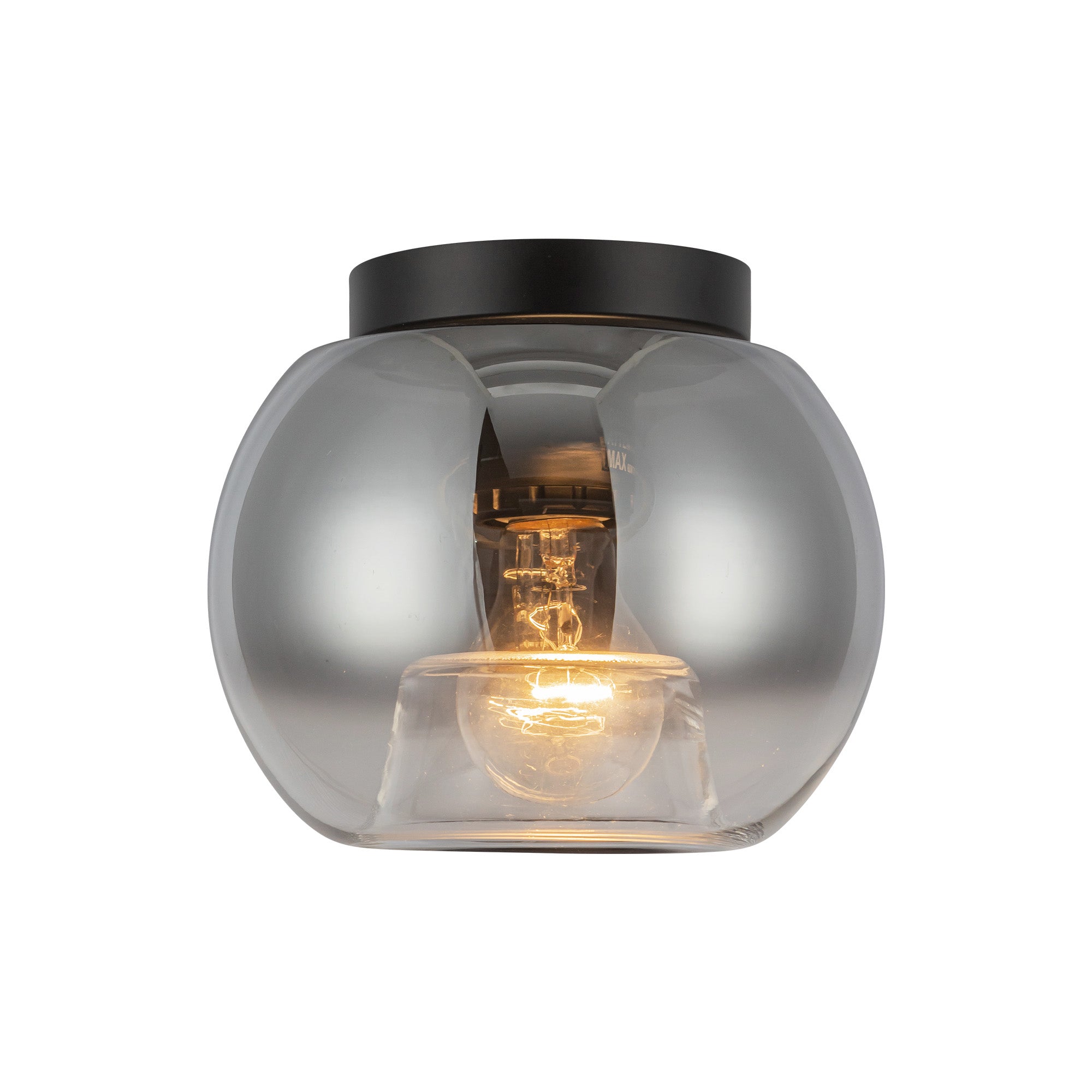 Samar 8-in Steel Flush Mount