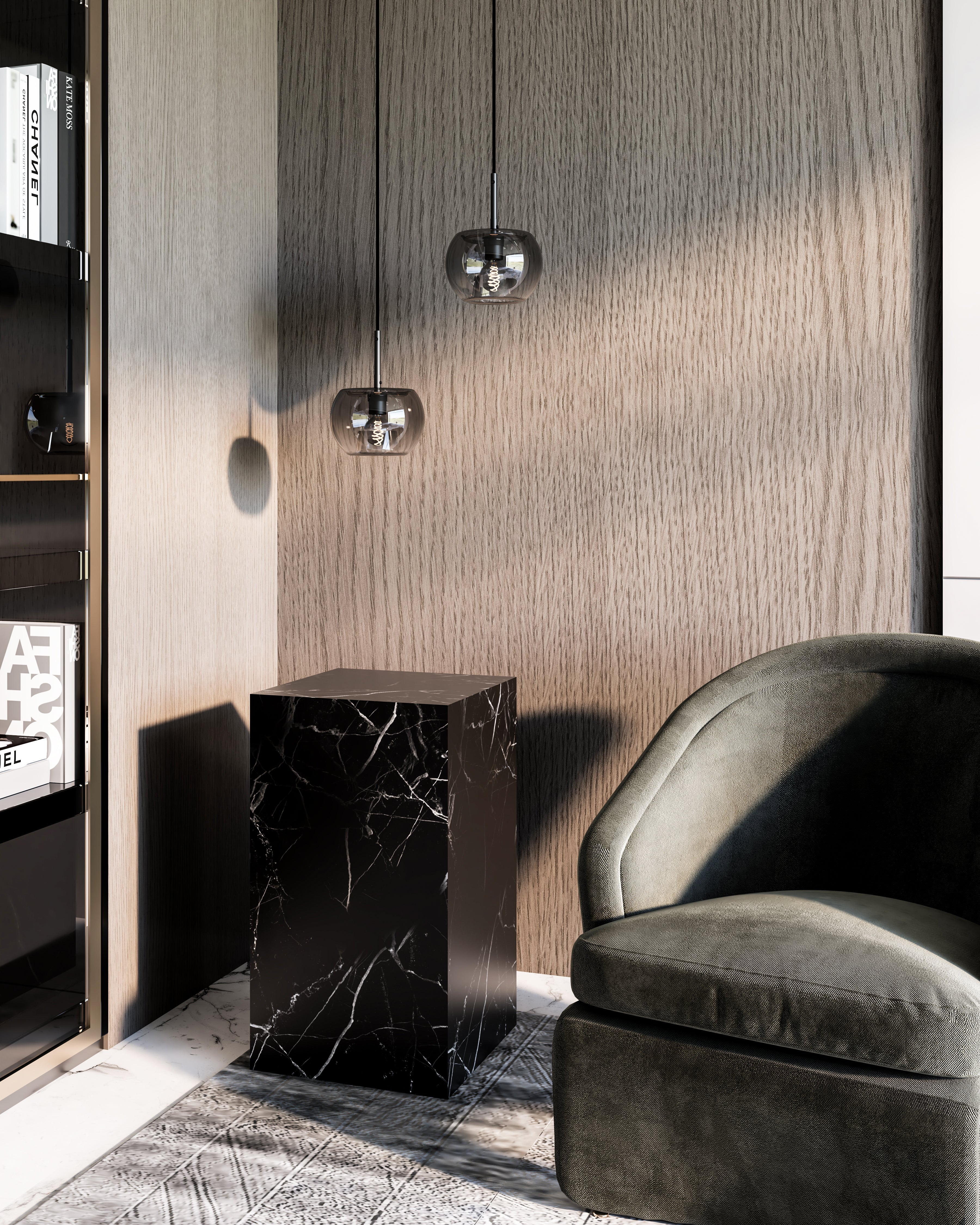 samar-8-in-steel-pendant