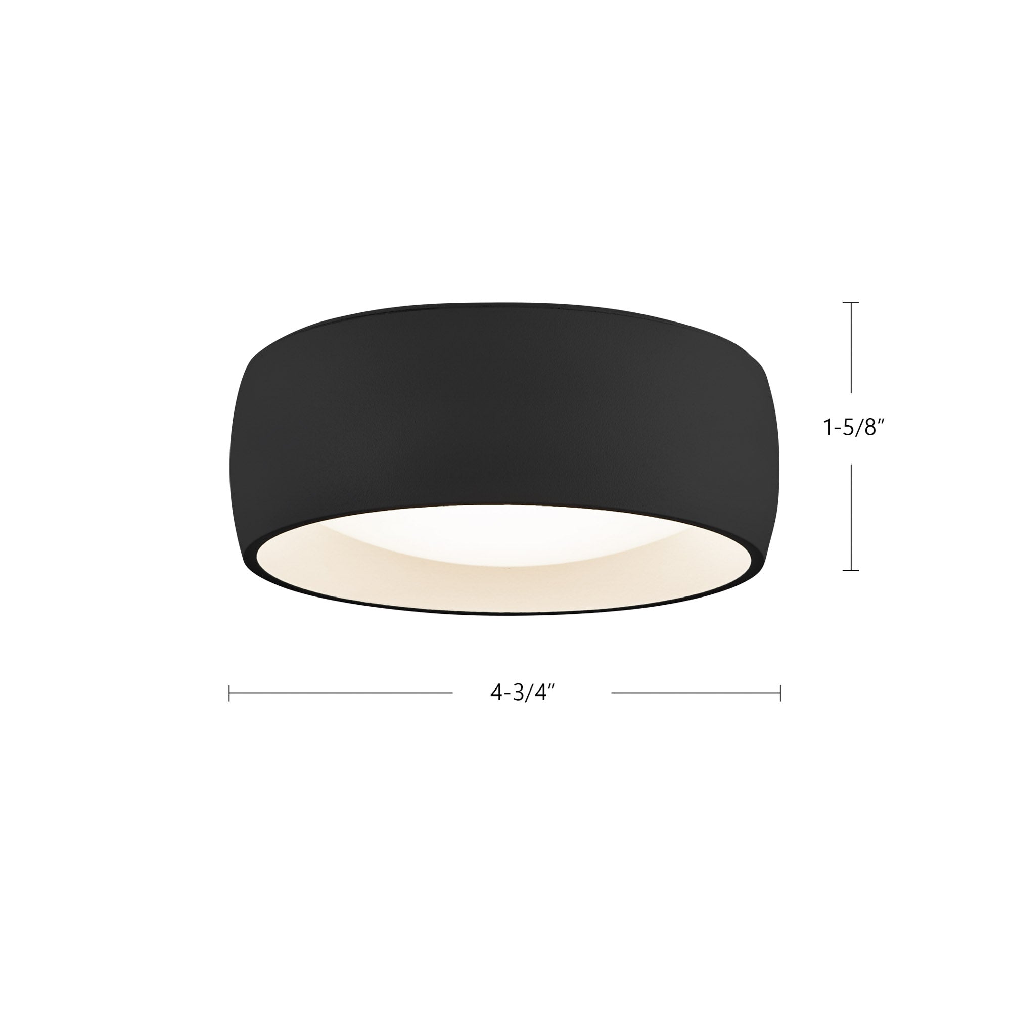 Savile 4-in Aluminum Flush Mount
