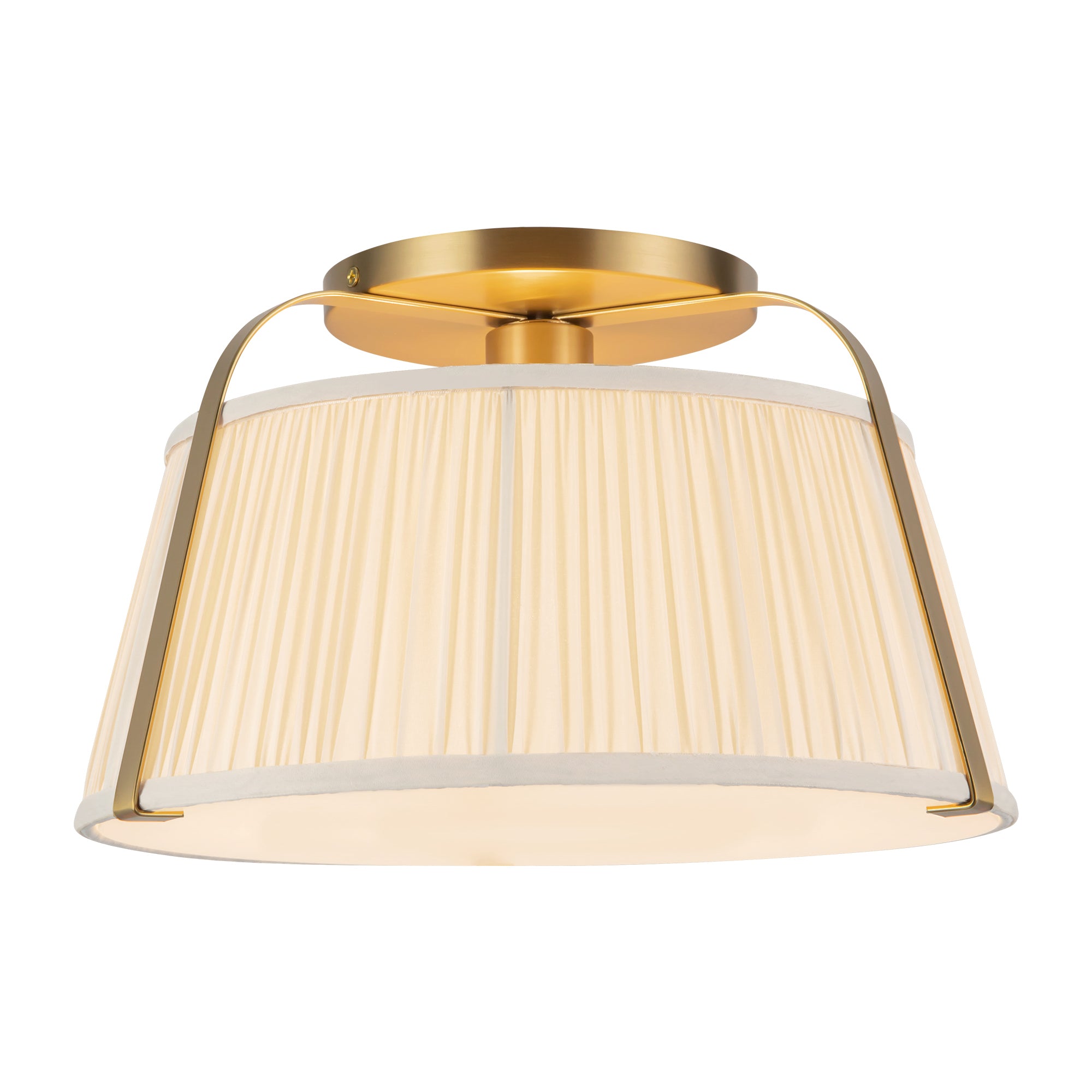 Scout 13-in Steel Semi-Flush Mount
