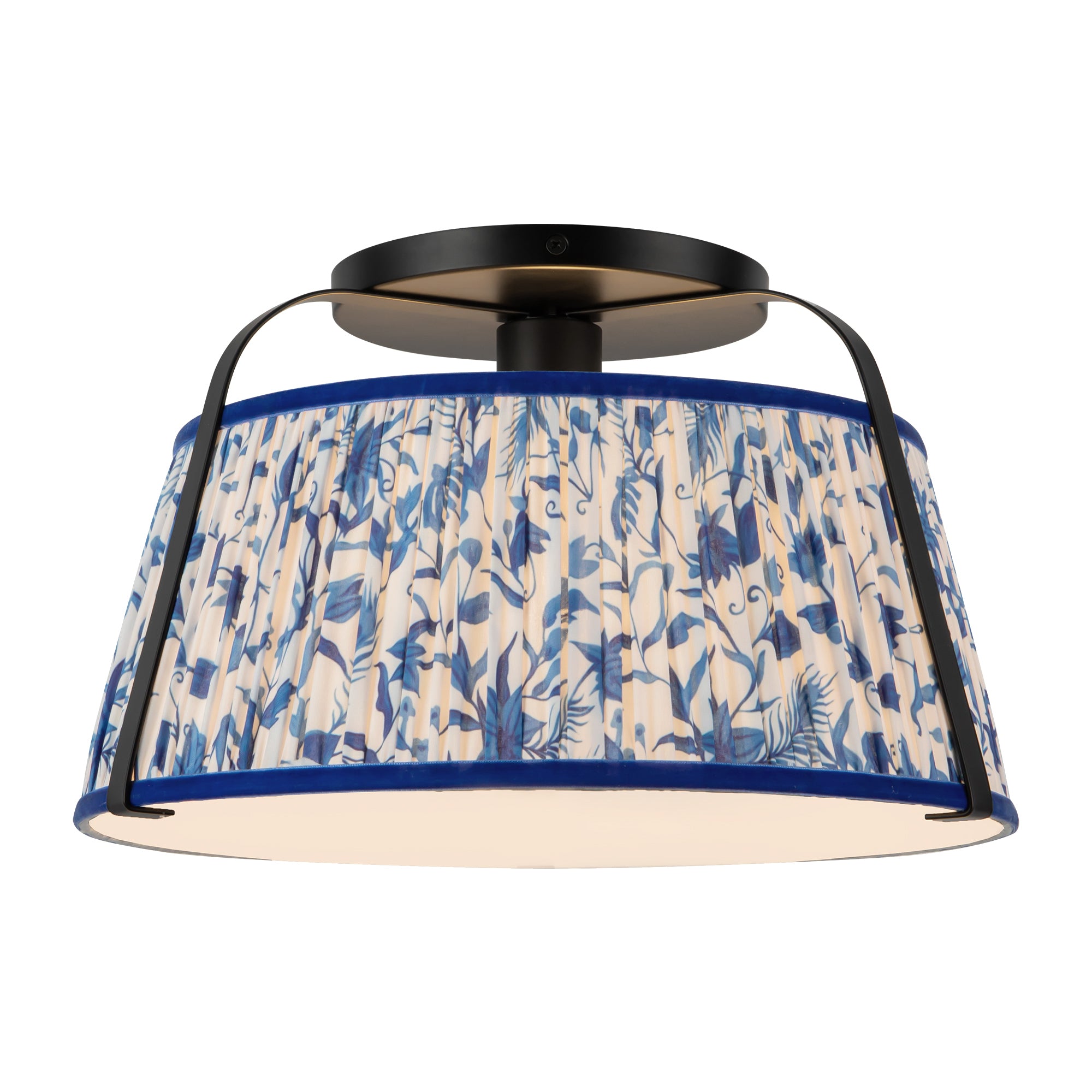 Scout 13-in Steel Semi-Flush Mount