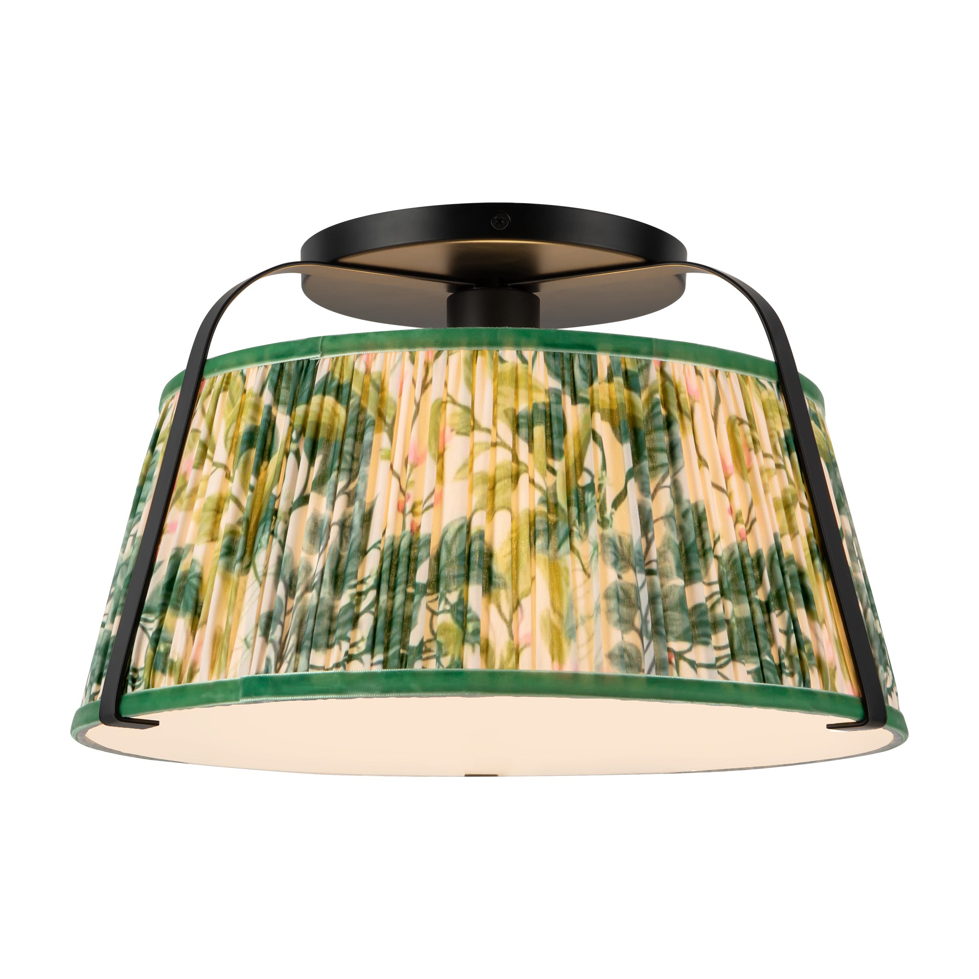 Scout 13-in Steel Semi-Flush Mount