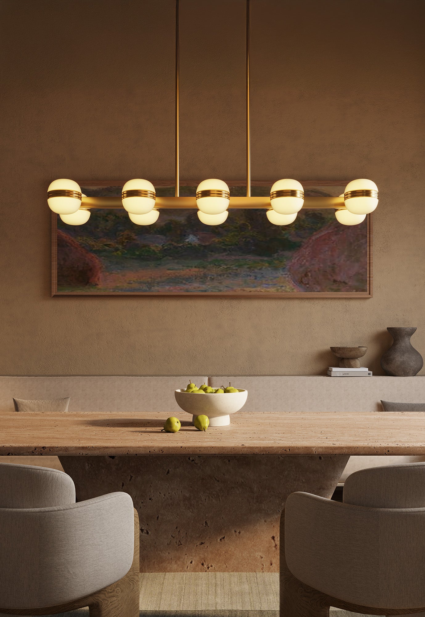 Selene 4-ft Aluminum Linear Pendant