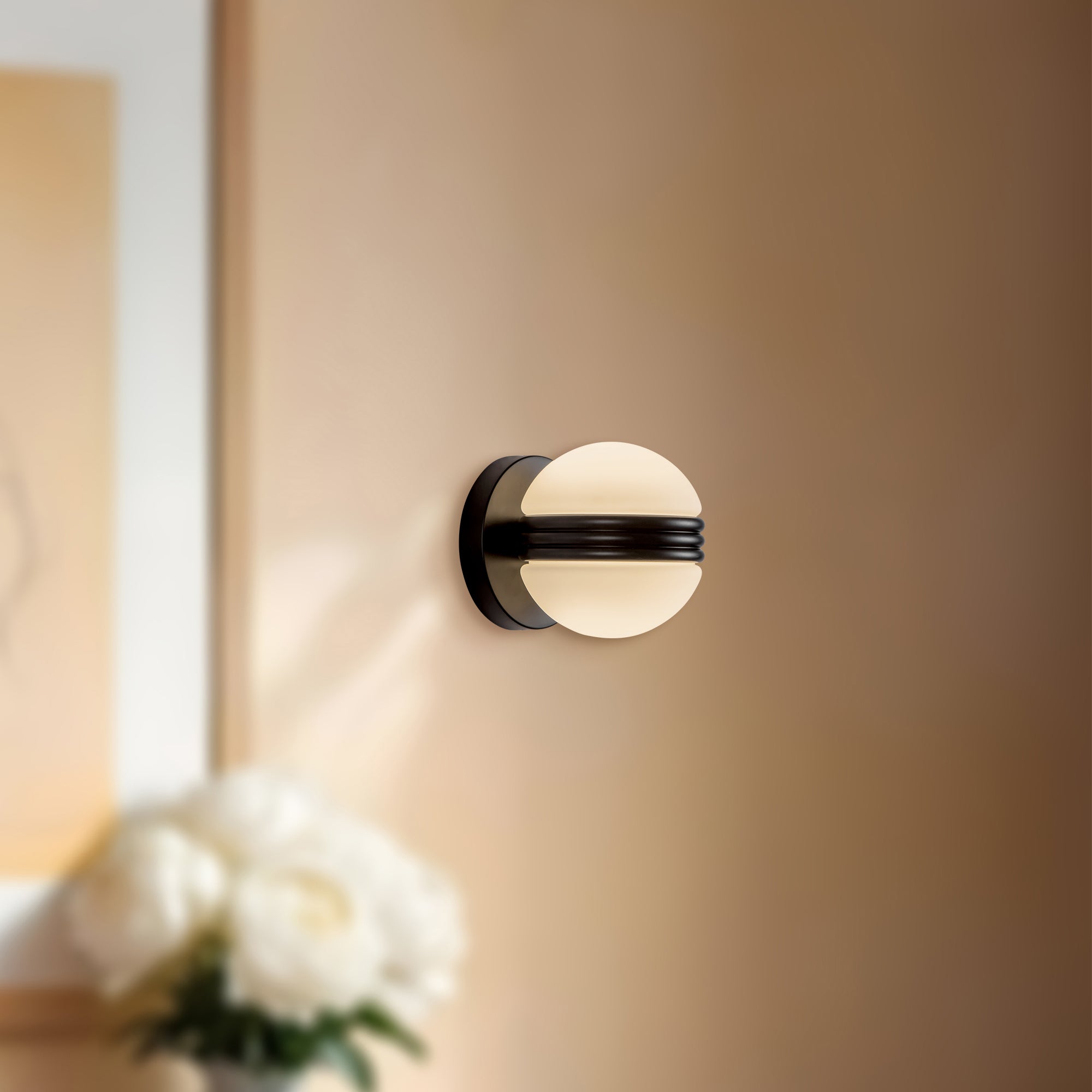 Selene 5-in Aluminum Steel Wall Sconce