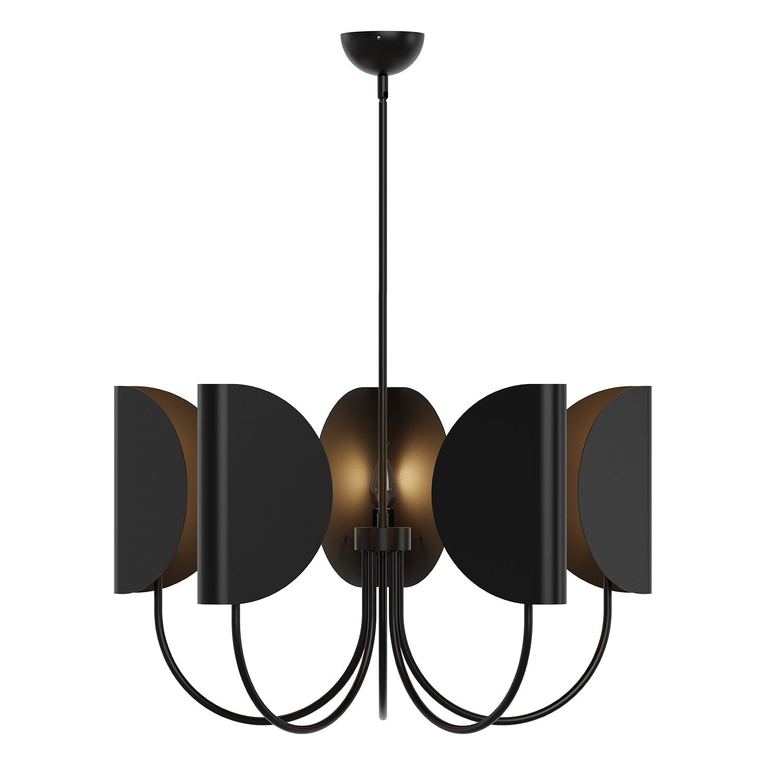Seno 32-in Steel Chandelier