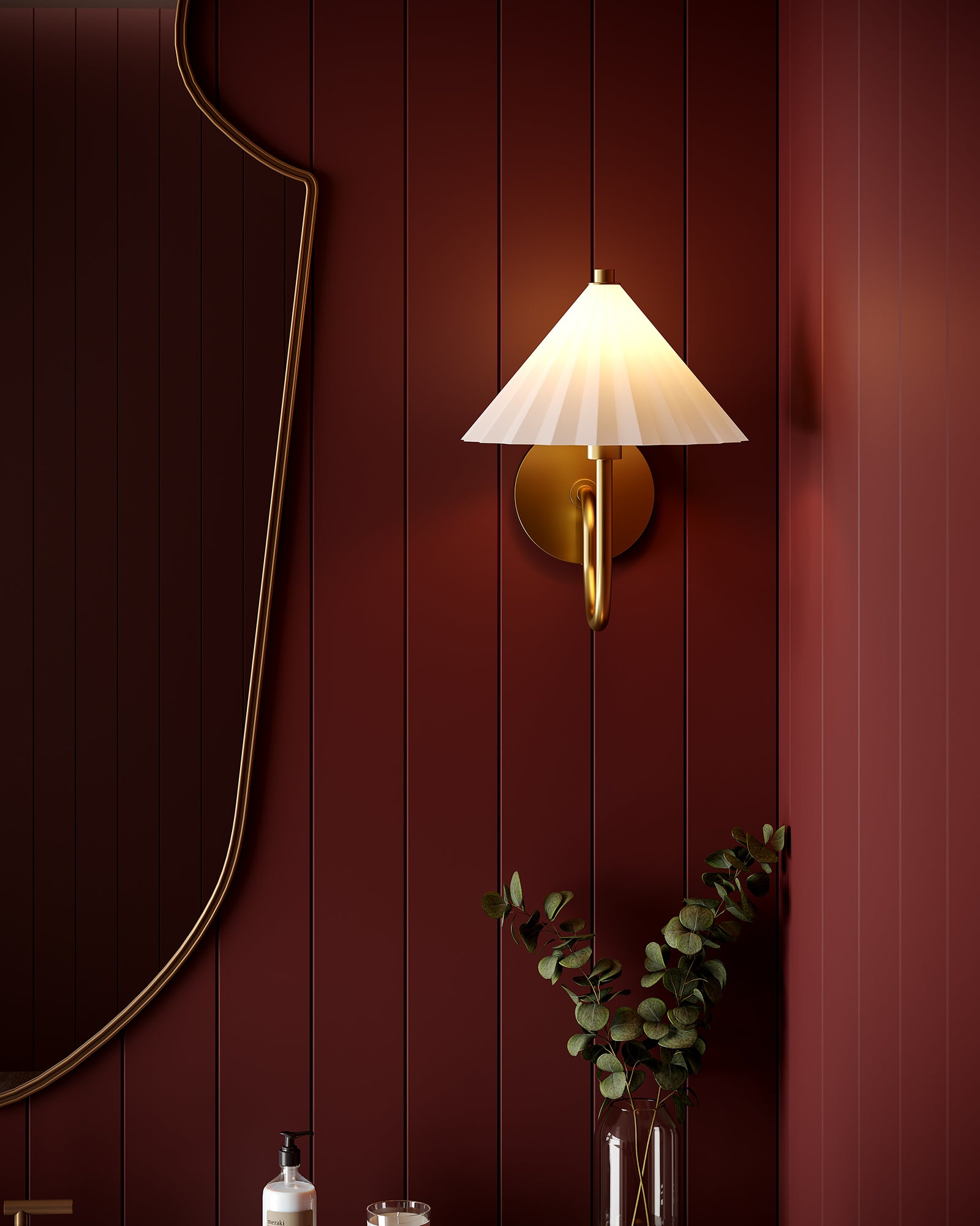Serena 8-in Steel Vanity Light