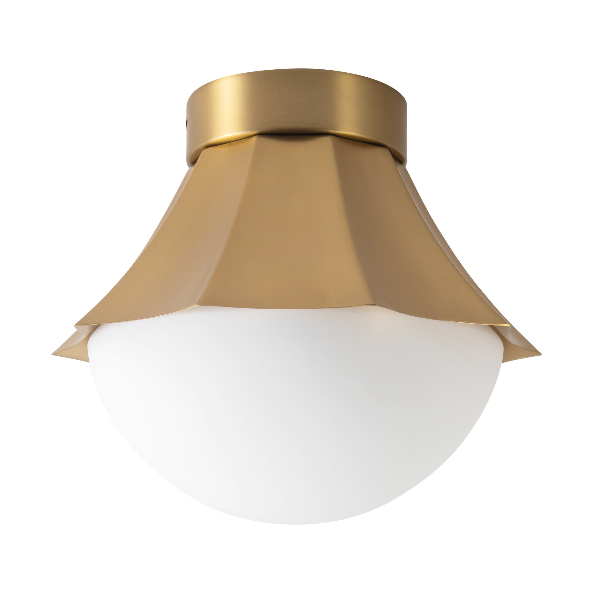 Shelton 12-in Steel Semi-Flush Mount