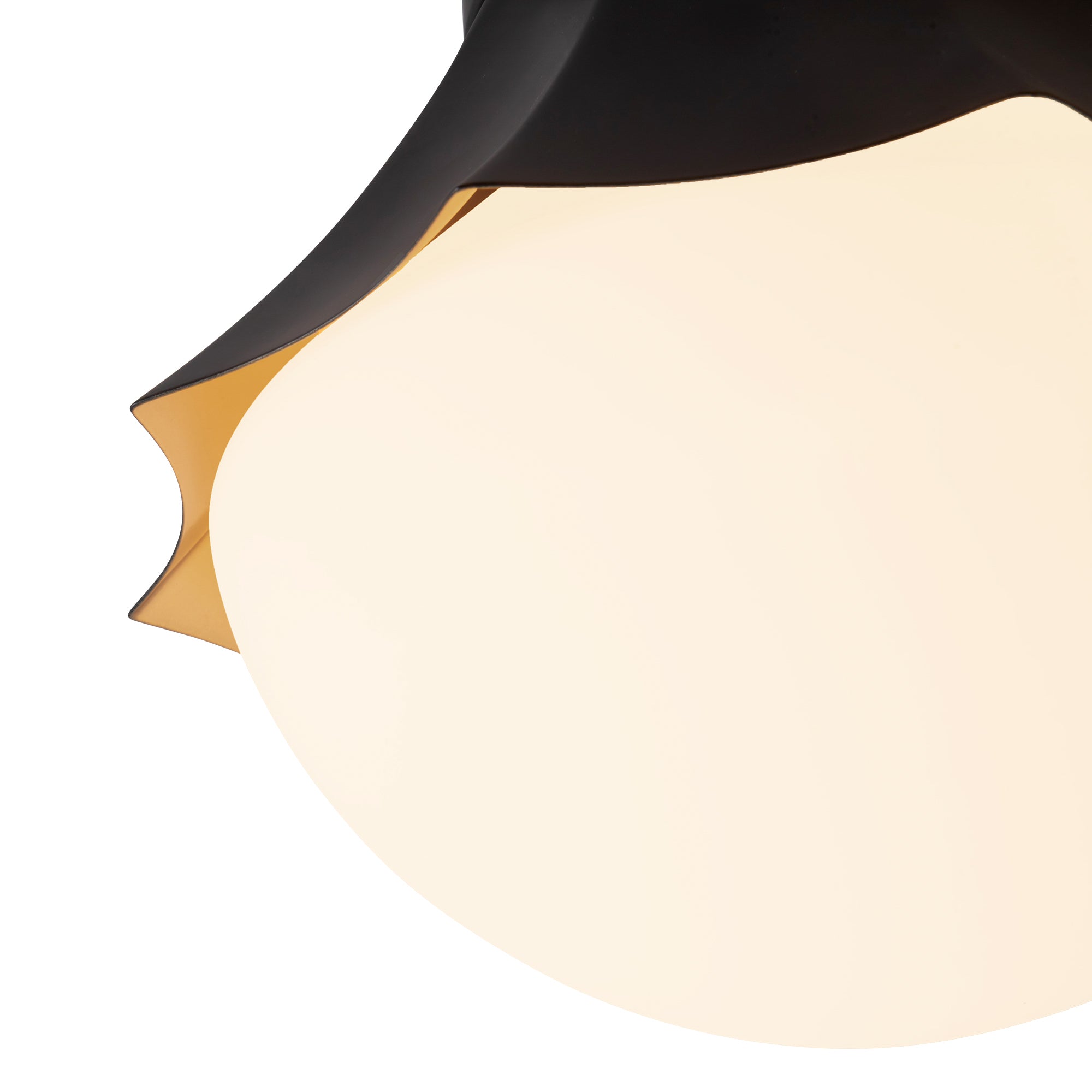 Shelton 12-in Steel Semi-Flush Mount