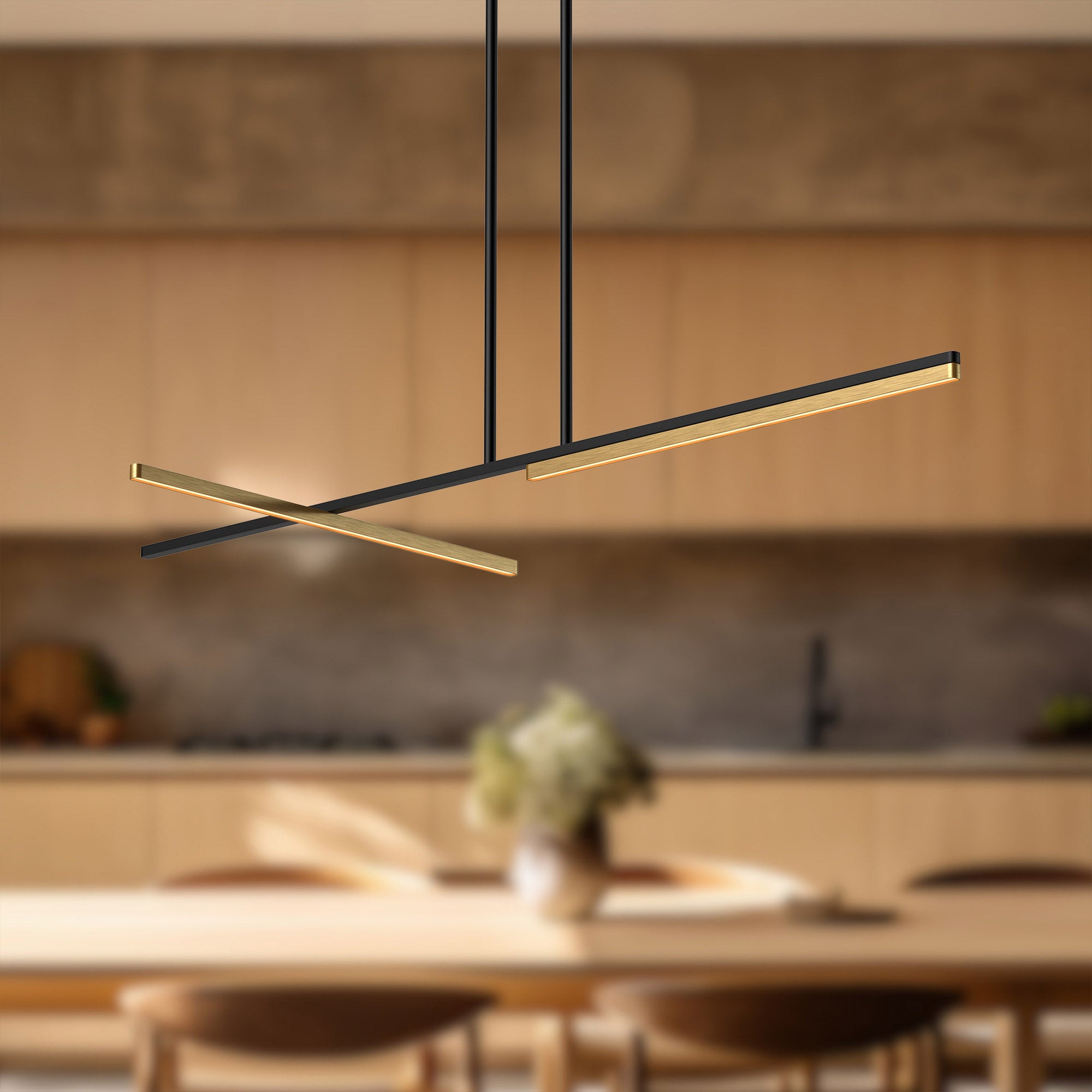 Shift 48-in Aluminum Linear Pendant