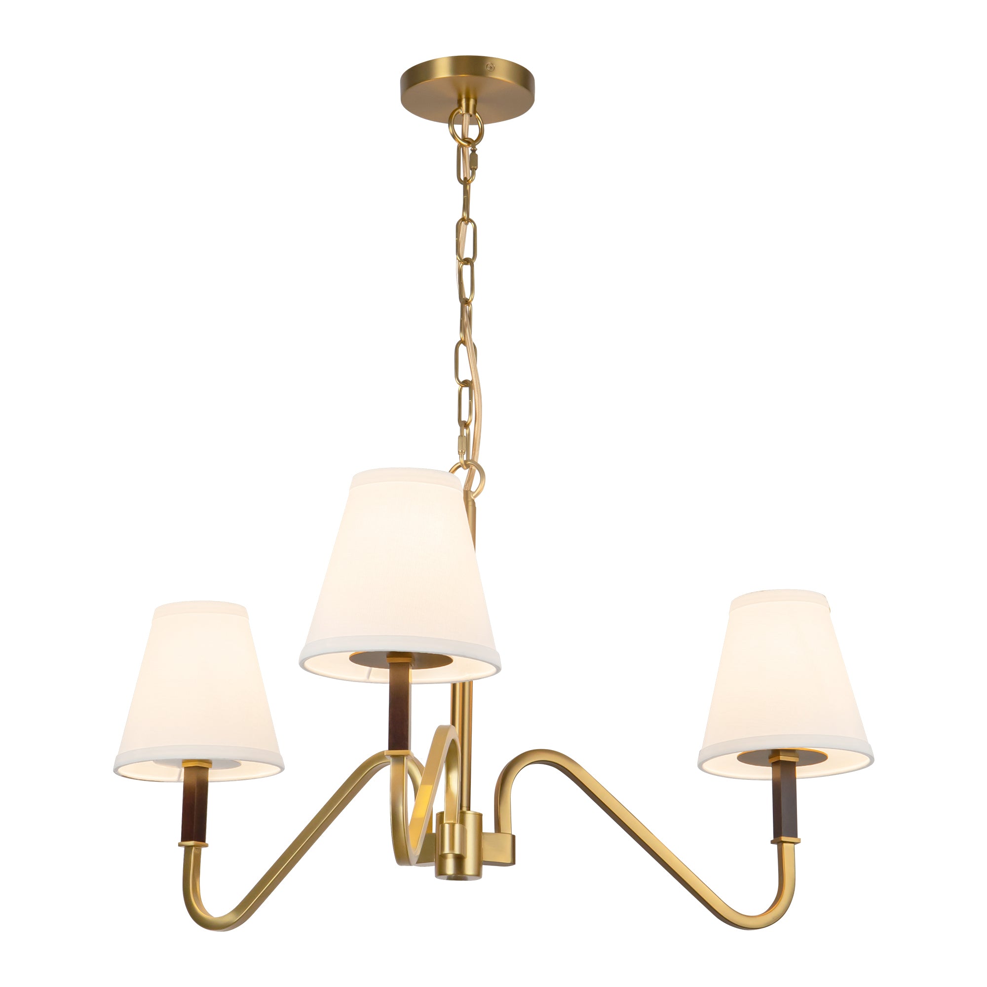 Sloan 30-in Steel Chandelier