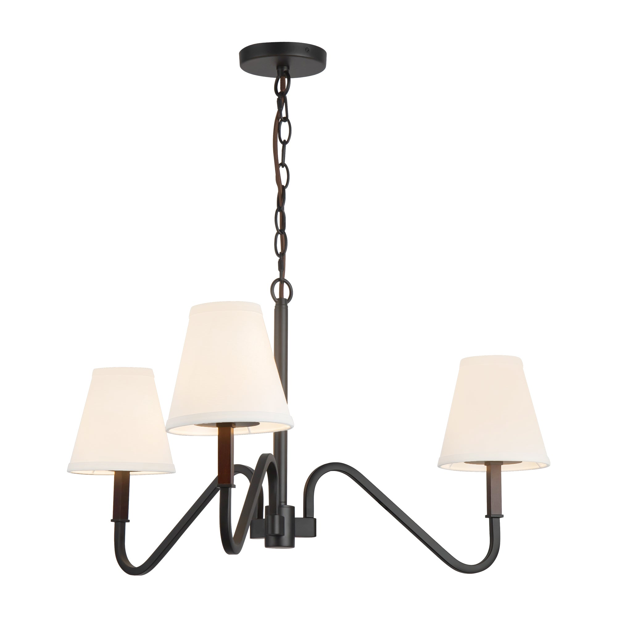 Sloan 30-in Steel Chandelier