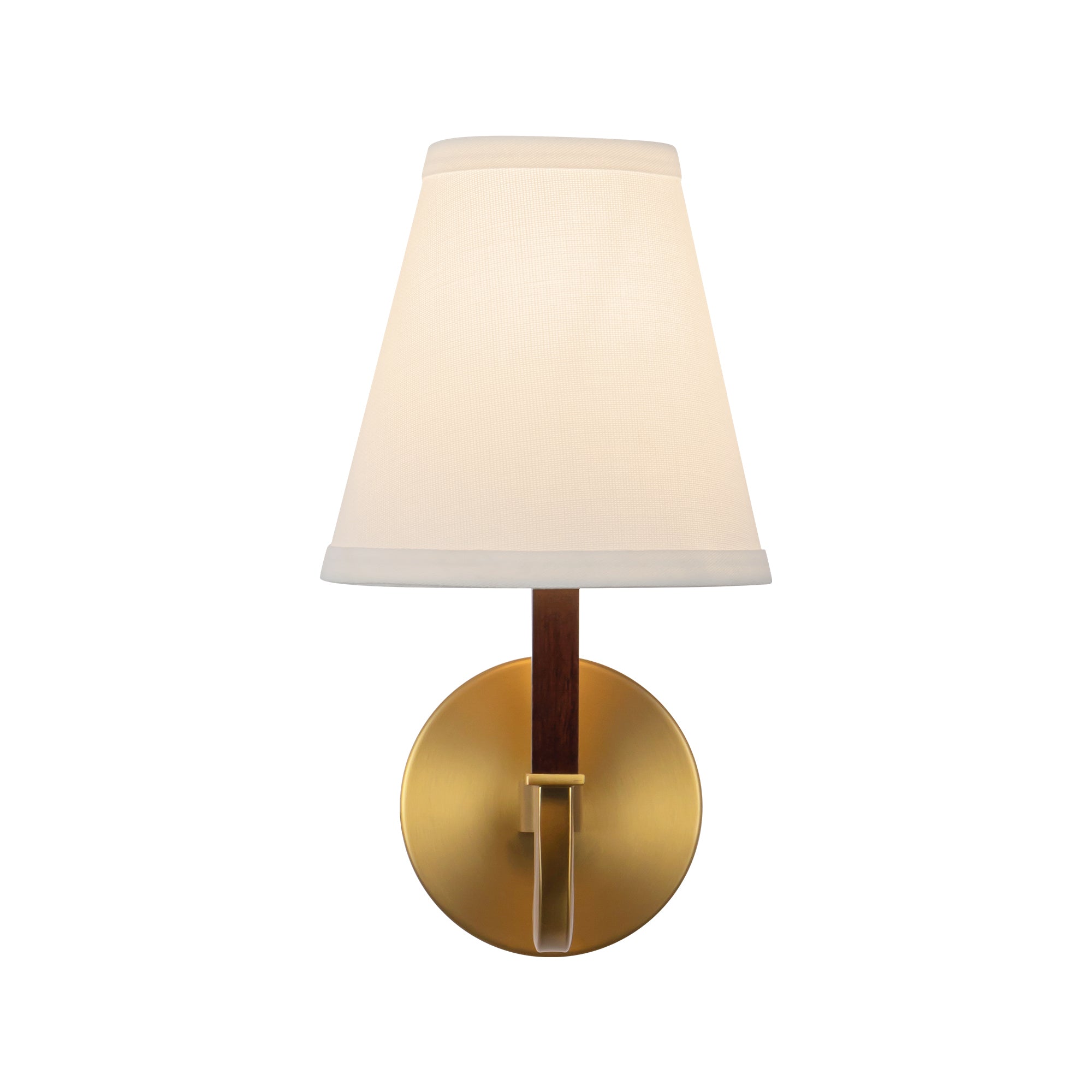 Sloan 12-in Steel Linen Wall Sconce